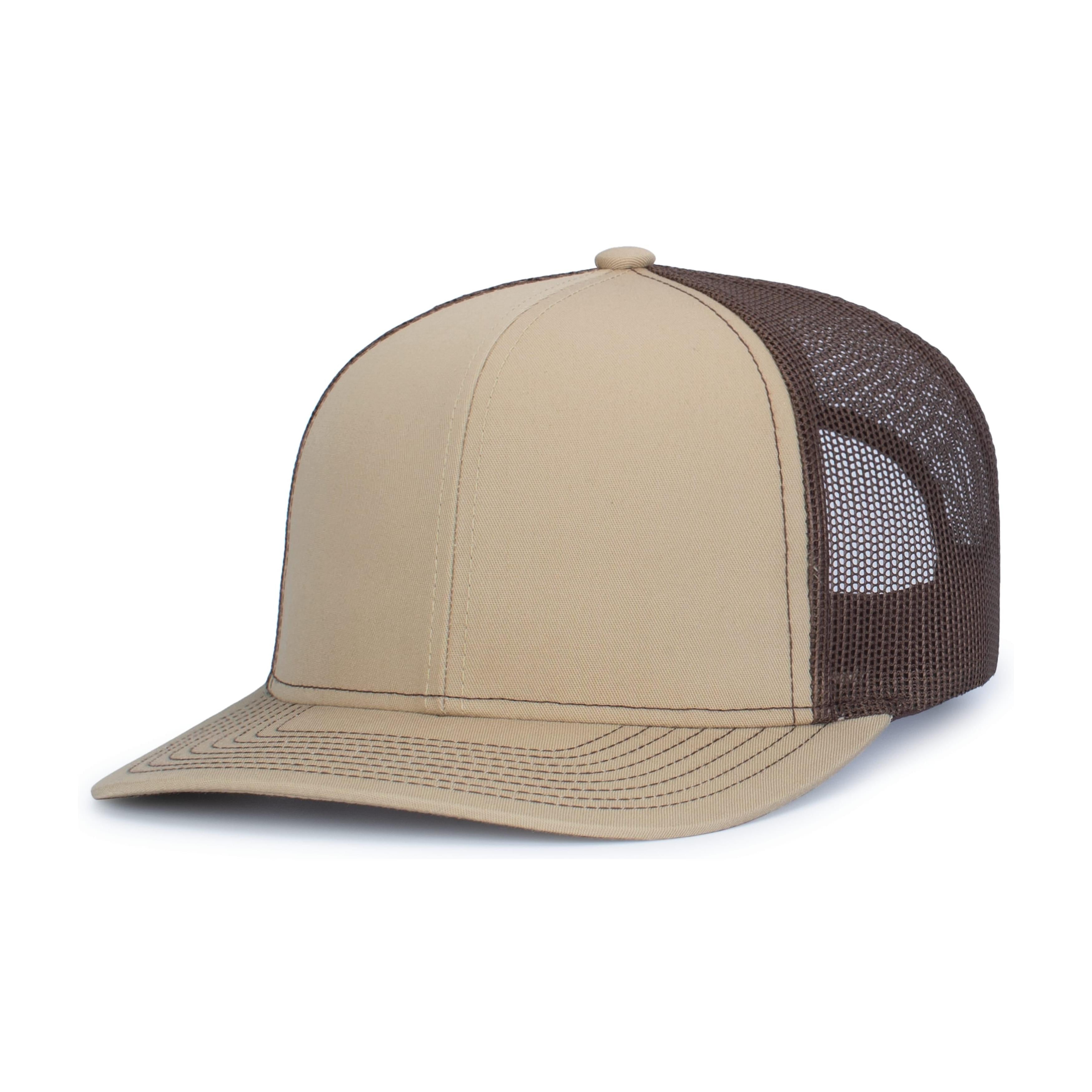 Contrast Stitch Trucker Snapback - OS - KHAKI/BROWN/KHAKI