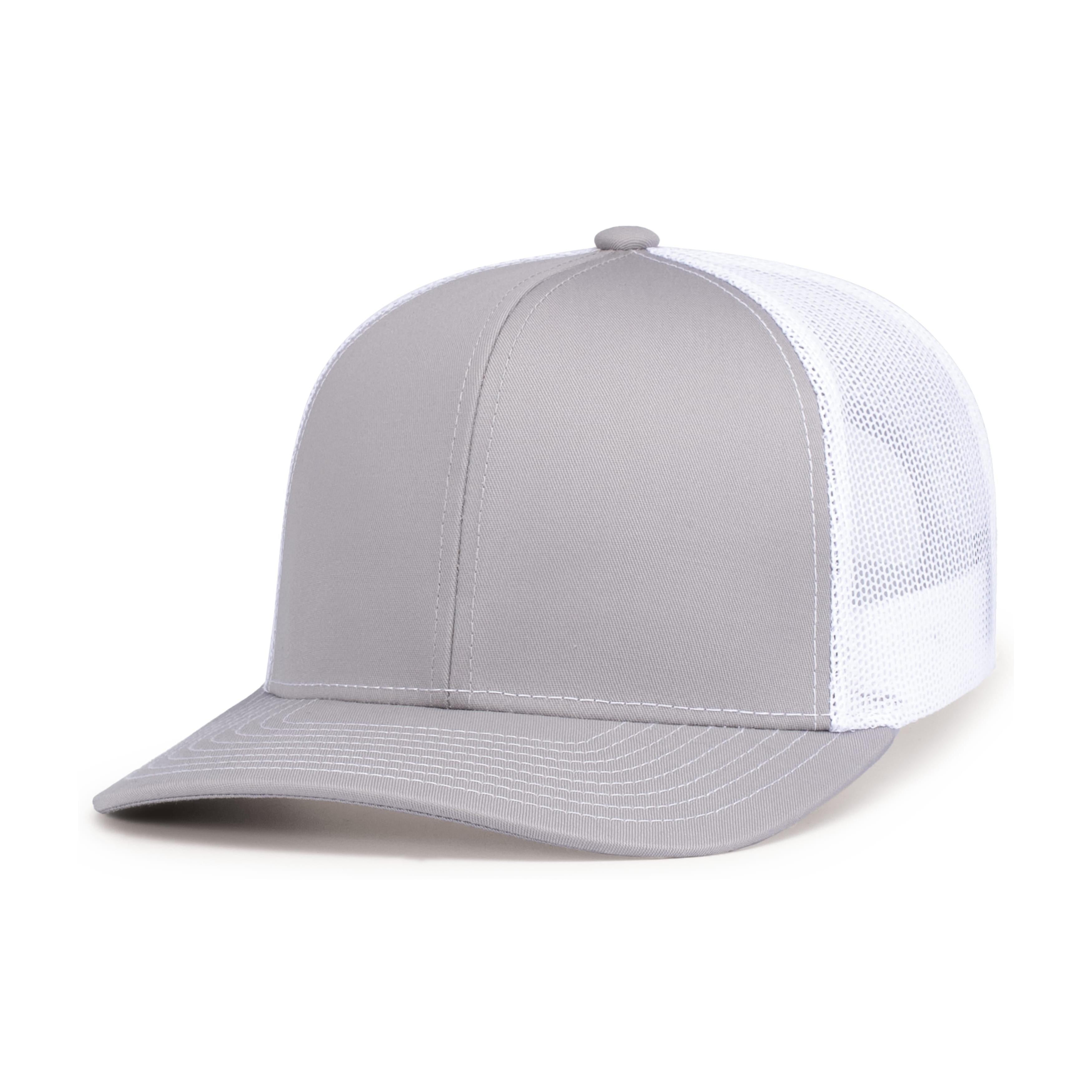 Contrast Stitch Trucker Snapback - OS - SILVER/WHITE/SILVER