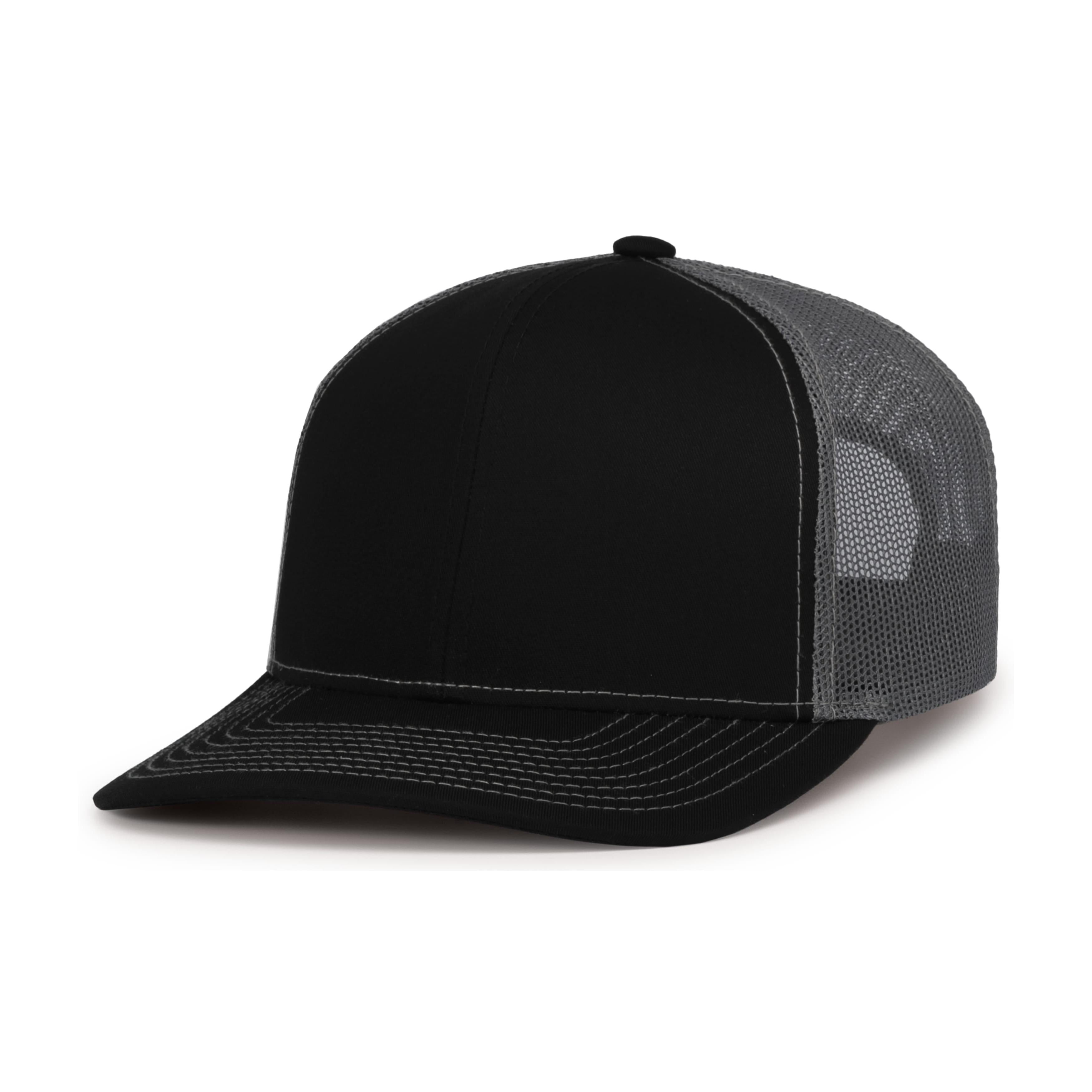 Contrast Stitch Trucker Snapback - OS - BLACK/GRAPHITE/BLACK