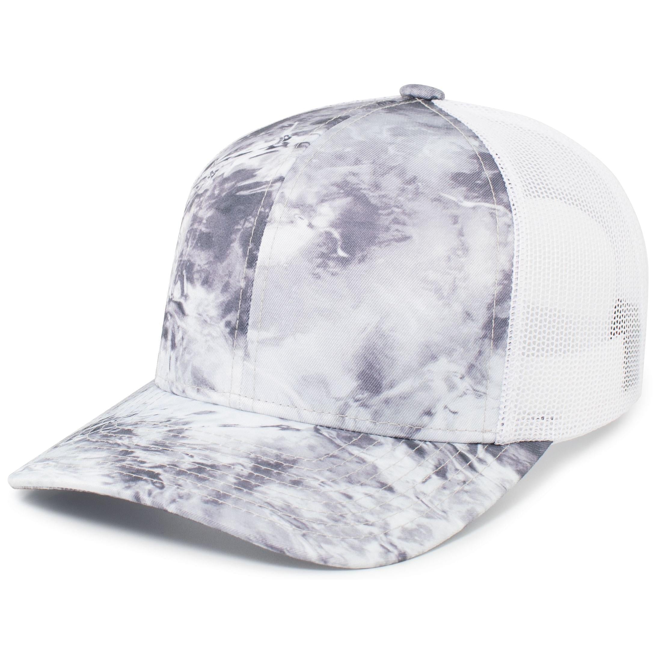 Mossy Oak® Trucker Snapback - OS - WAKEFORM HAILSTONE/WHITE