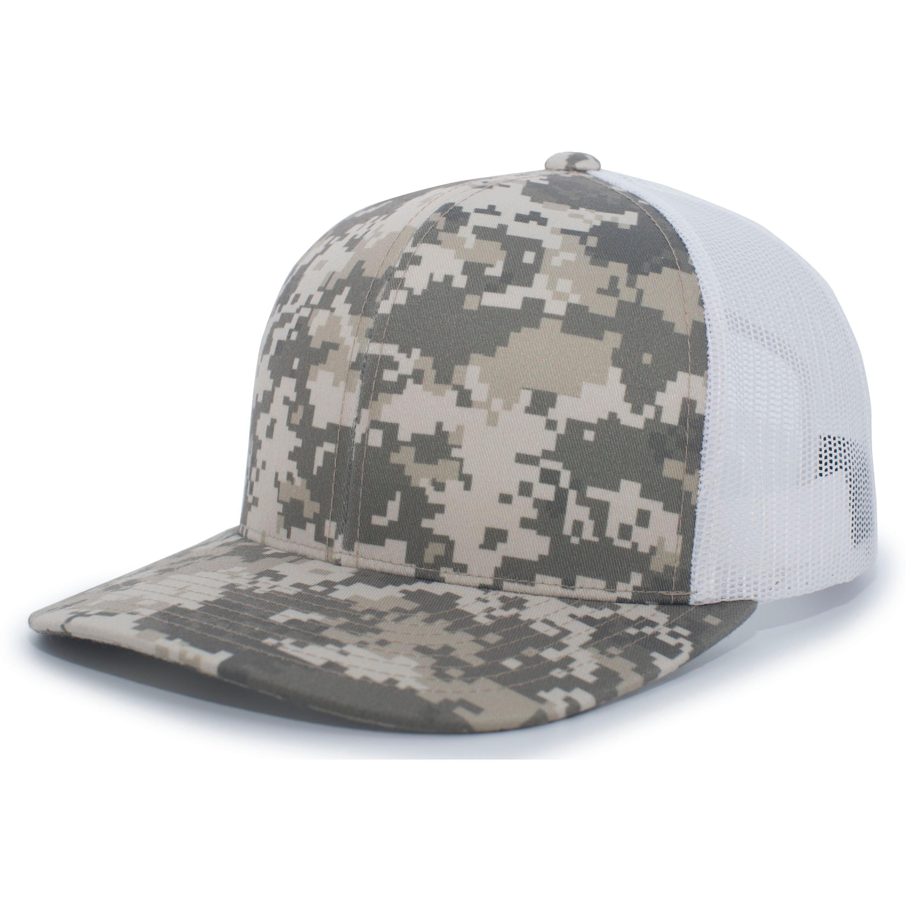 Camo Snapback Trucker Cap - OS - DESERT/WHITE/DESERT
