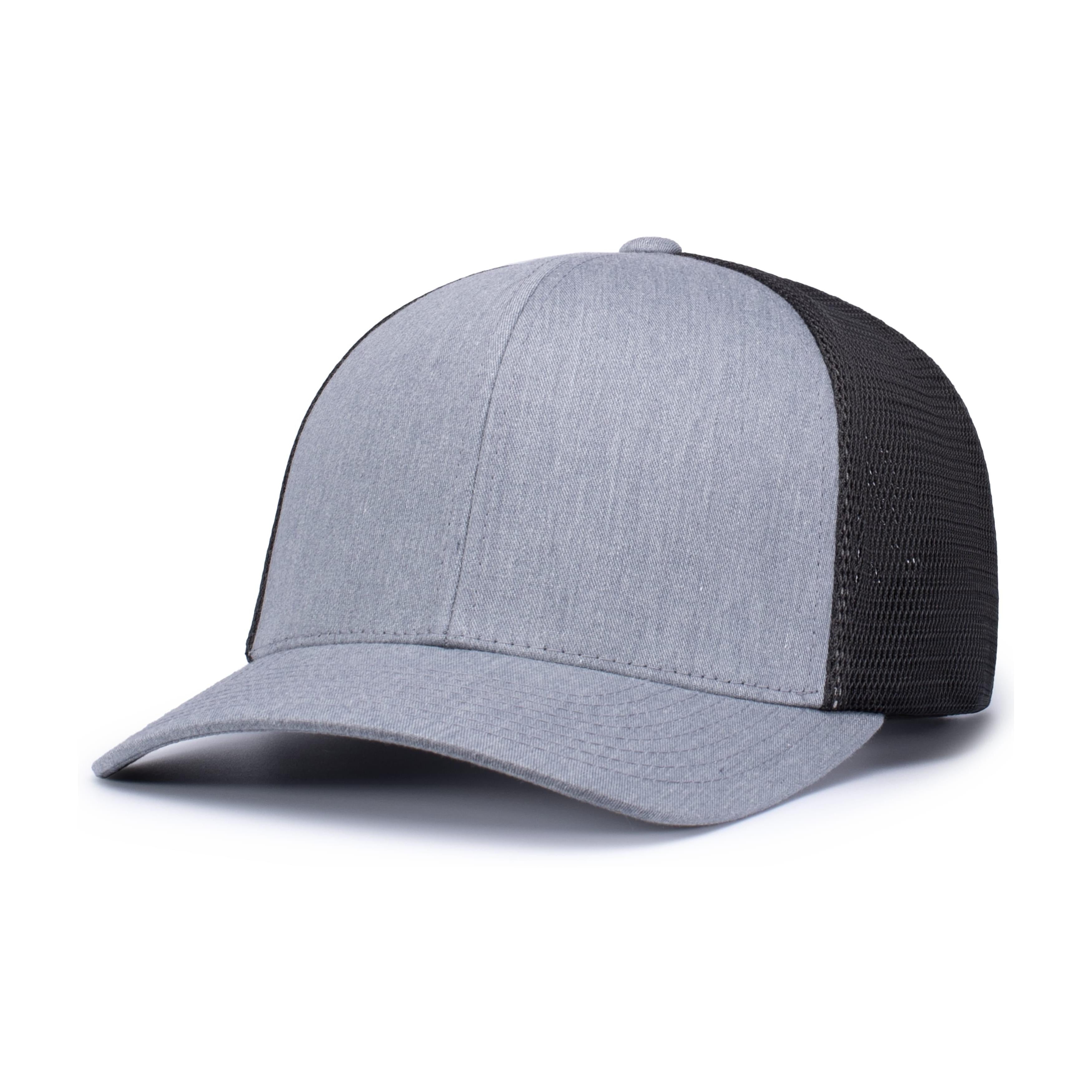 Trucker Flexfit® Snapback Cap - OS - HEATHER GREY/LT CHARCOAL/HEATHER GREY