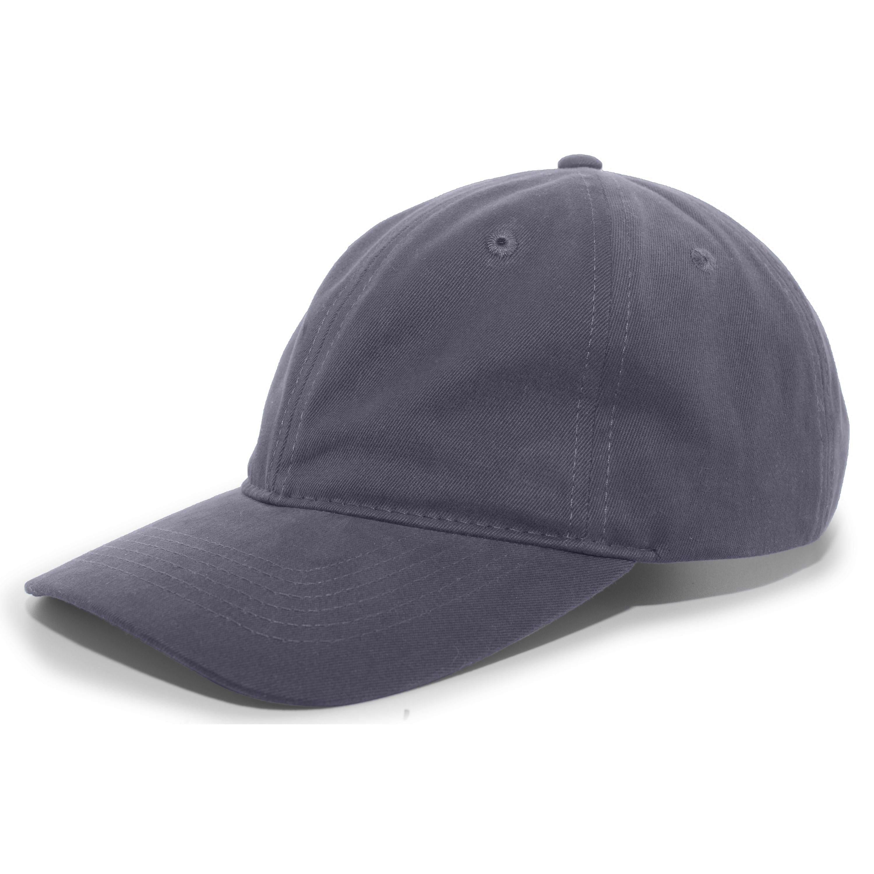 Brushed Cotton Twill Buckle Strap Adjustable Cap - OS - GRAPHITE