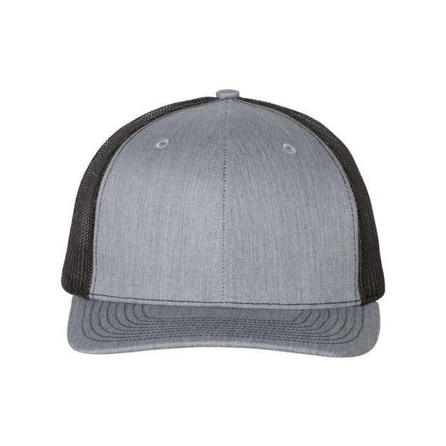 Genuine Leather Patch - Richardson 112 Snapback Trucker Cap - XL
