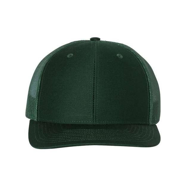 Genuine Leather Patch - Richardson 112 Snapback Trucker Cap - XL