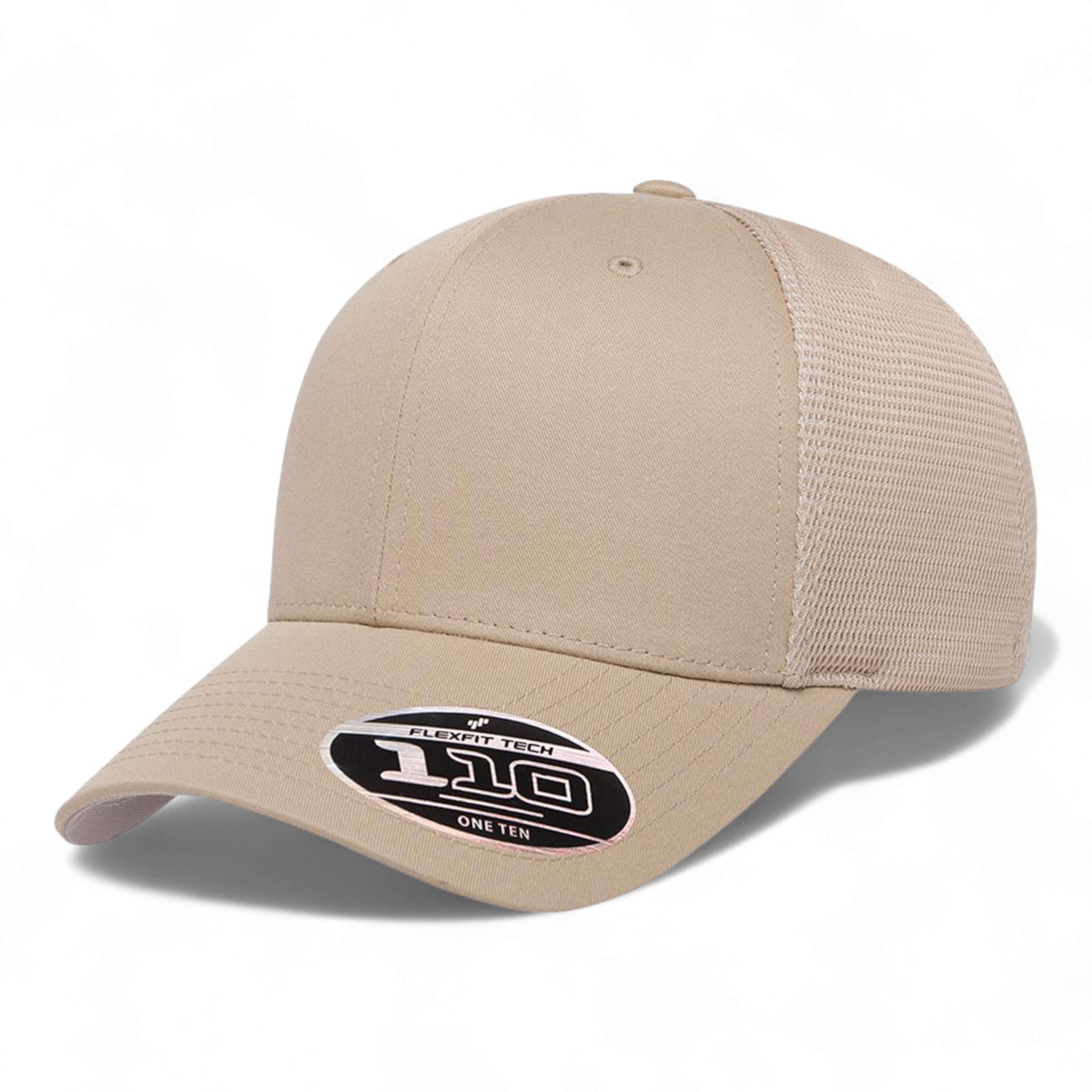 Flexfit 110 Mesh-Back Cap - Khaki