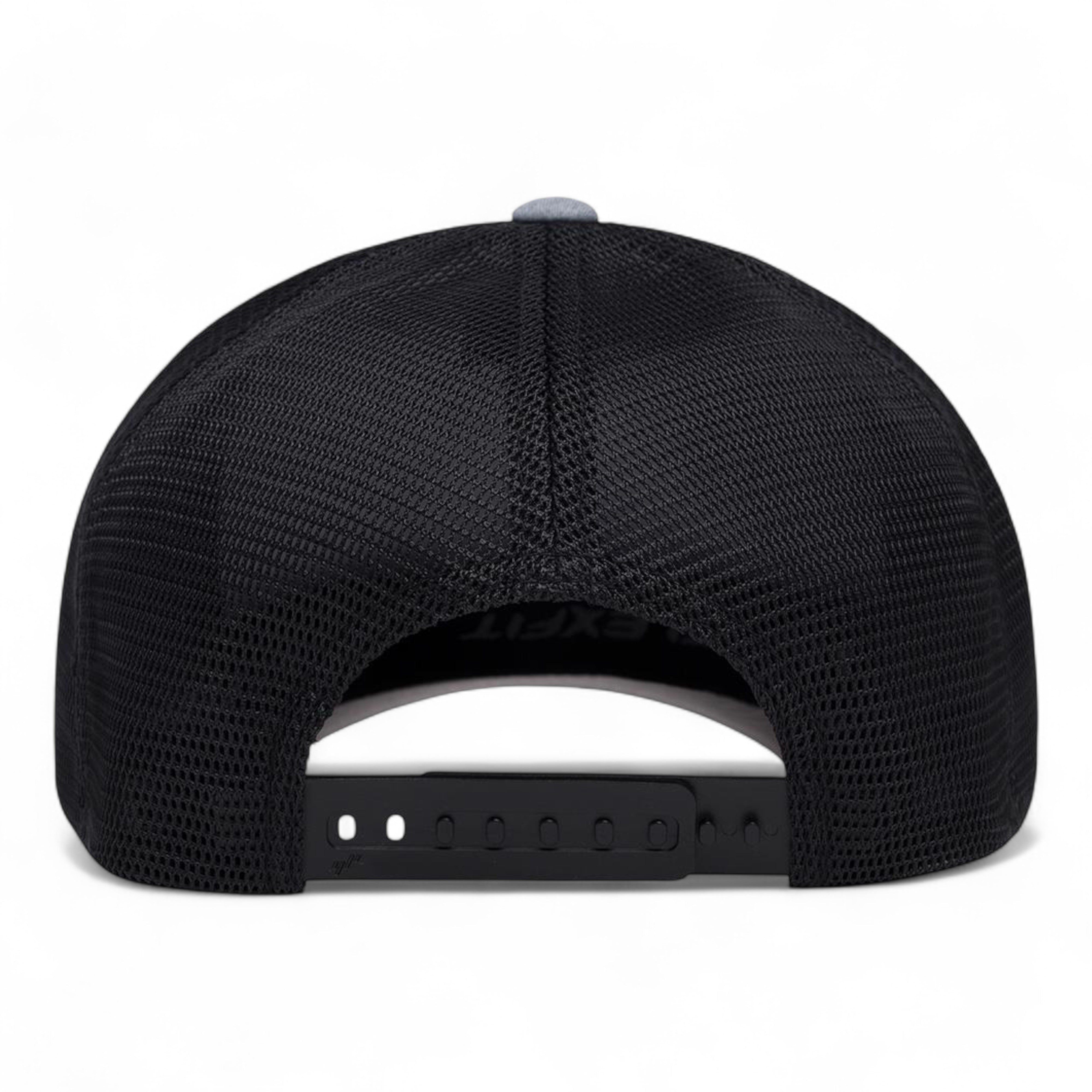 Flexfit 110 Mesh-Back Cap - Heather Grey/ Black