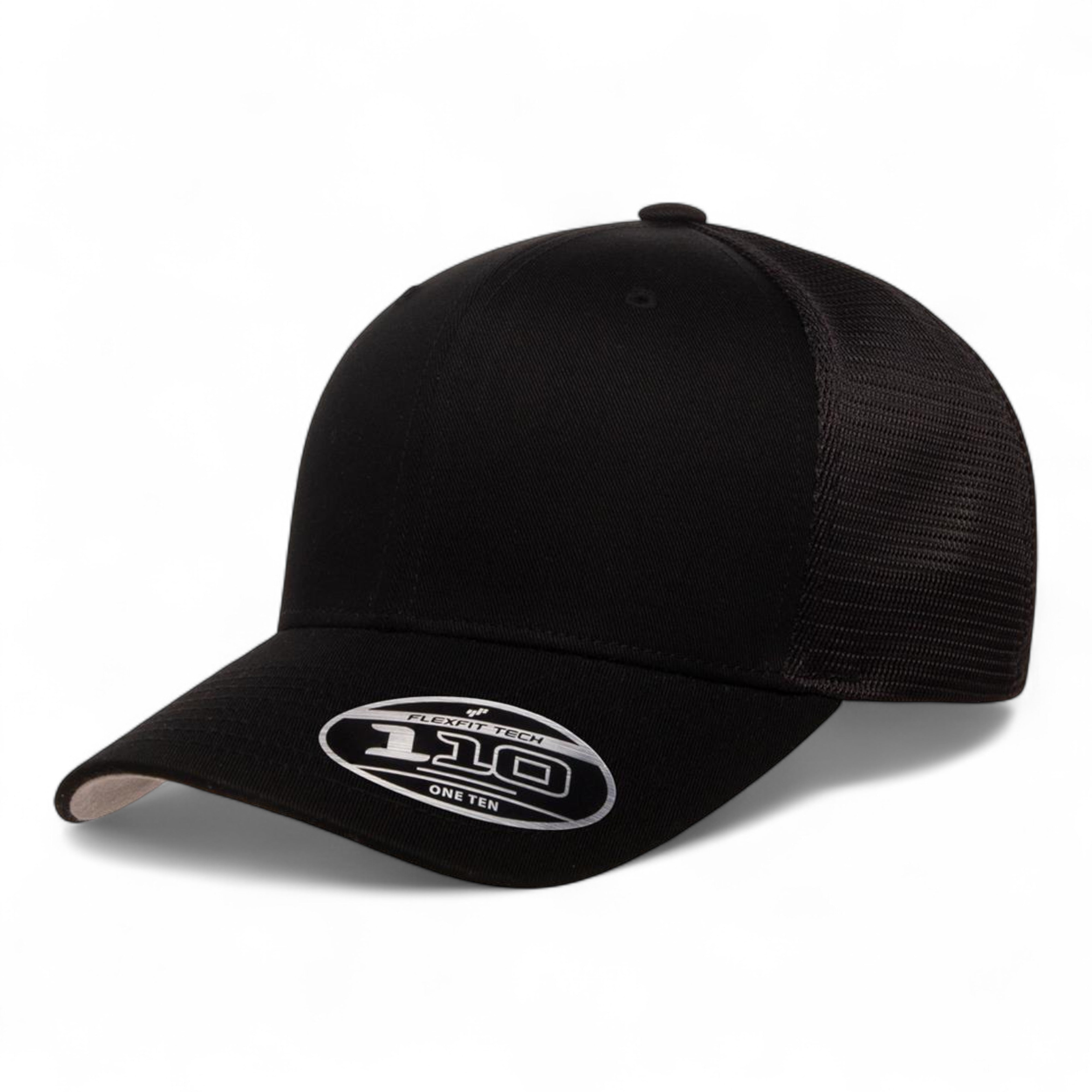 Flexfit 110 Mesh-Back Cap - Black