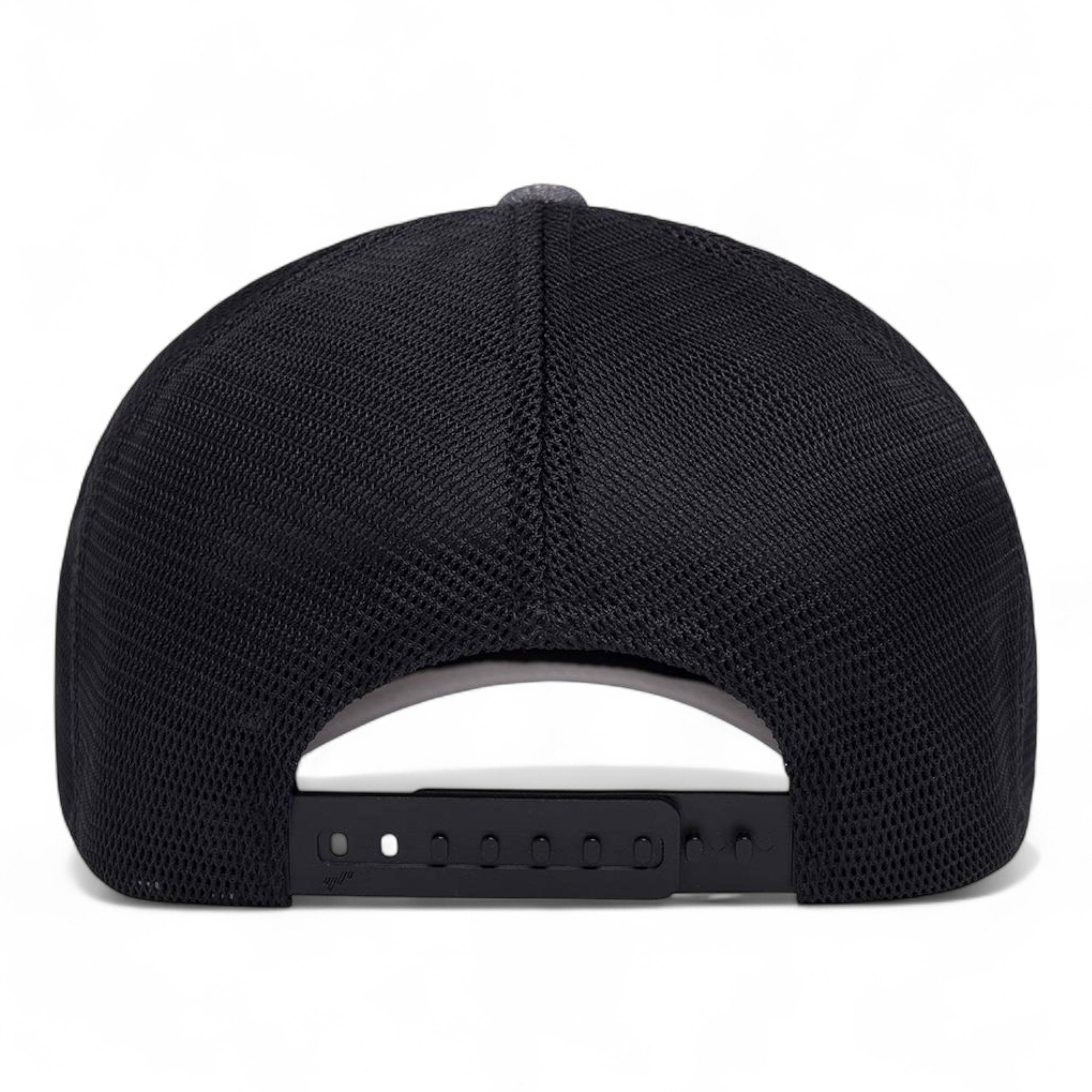 Flexfit 110 Mesh-Back Cap - Melange Charcoal/ Black