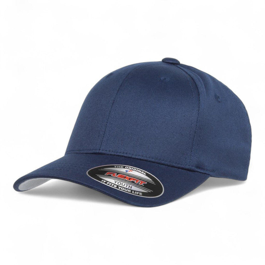 Flexfit 6277Y Youth Cotton Blend Cap - Navy