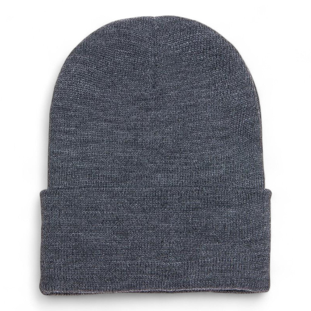 YP Classics/Yupoong 1501KC Cuffed Beanie - Dark Grey