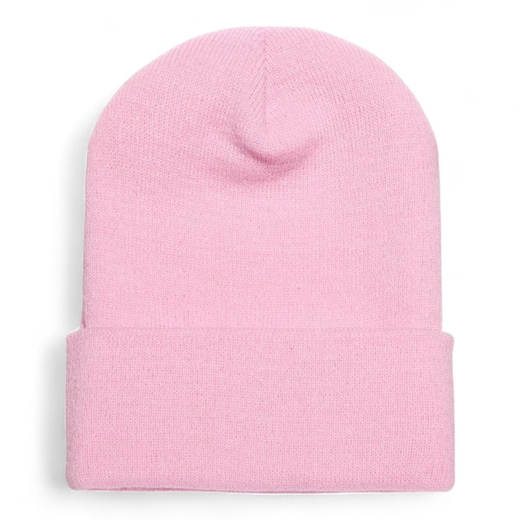 YP Classics/Yupoong 1501KC Cuffed Beanie - Baby Pink