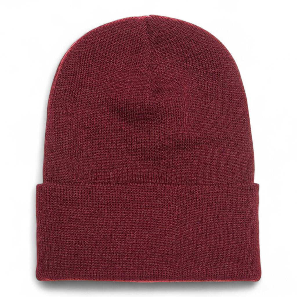 YP Classics/Yupoong 1501KC Cuffed Beanie - Maroon