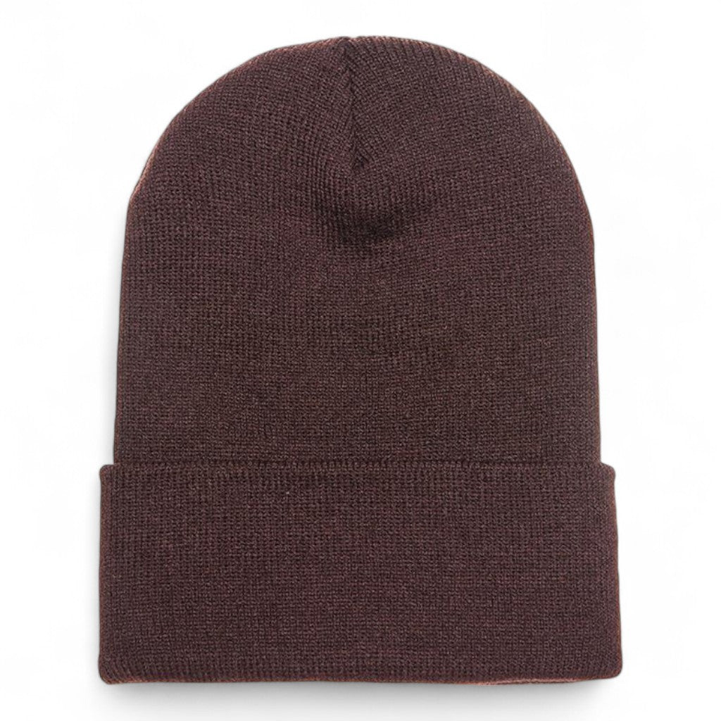 YP Classics/Yupoong 1501KC Cuffed Beanie - Brown