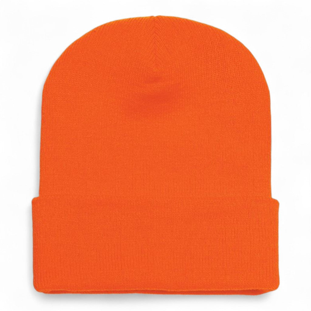 YP Classics/Yupoong 1501KC Cuffed Beanie - Blaze Orange