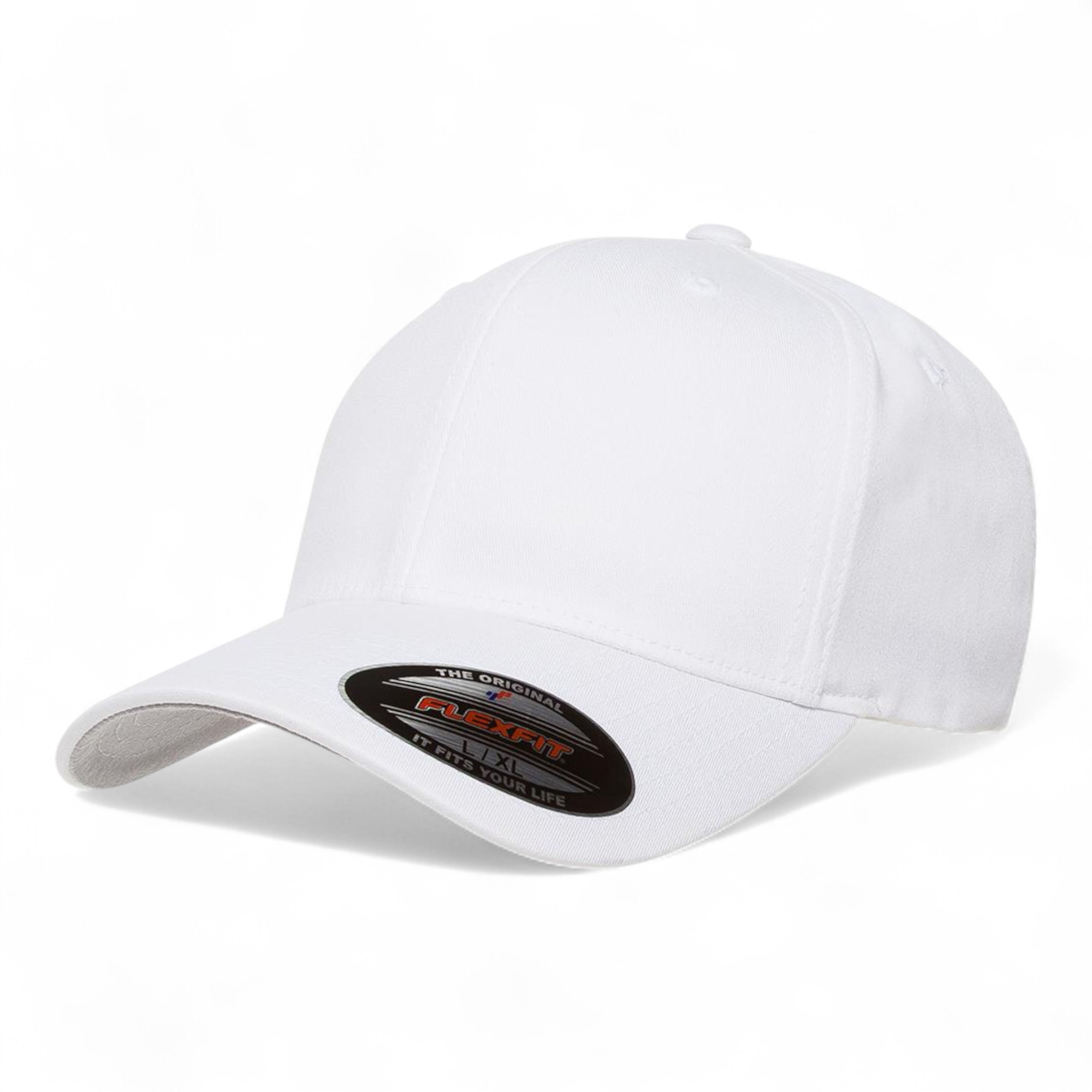 V-Flexfit 5001 Cotton Twill Cap - S/M - White