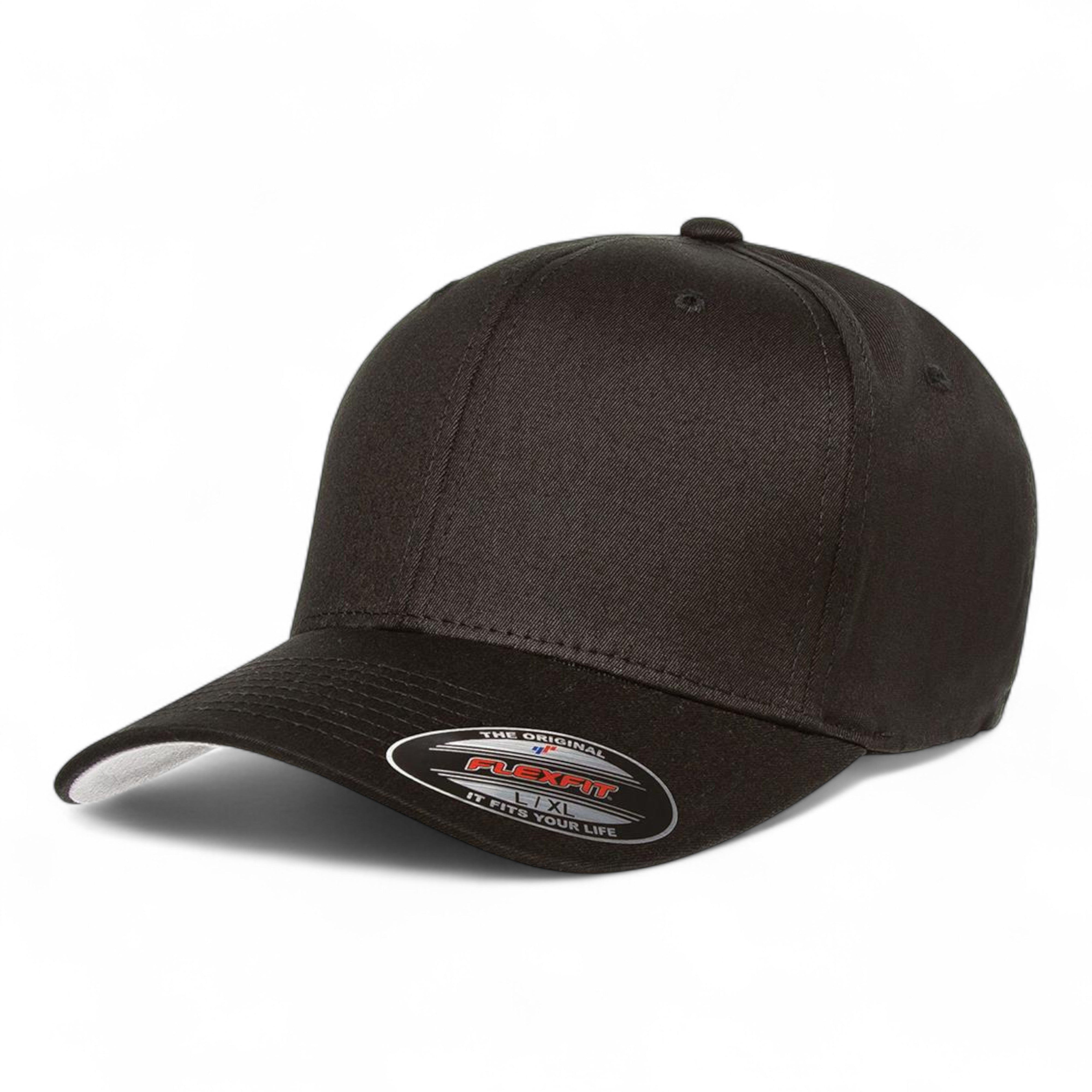V-Flexfit 5001 Cotton Twill Cap - S/M - Black