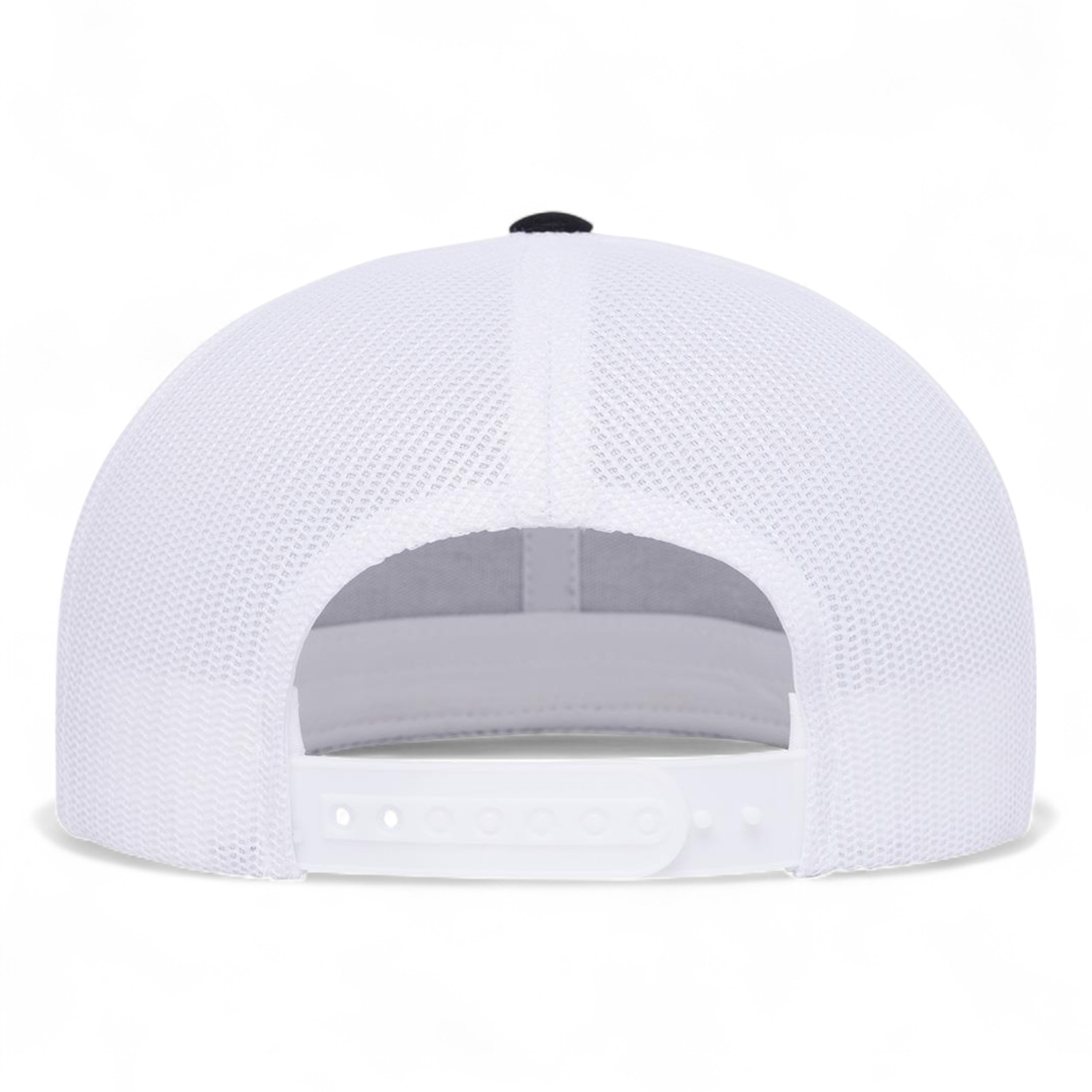 YP Classics/Yupoong 6609 Retro High Profile Trucker Cap - Black/ White