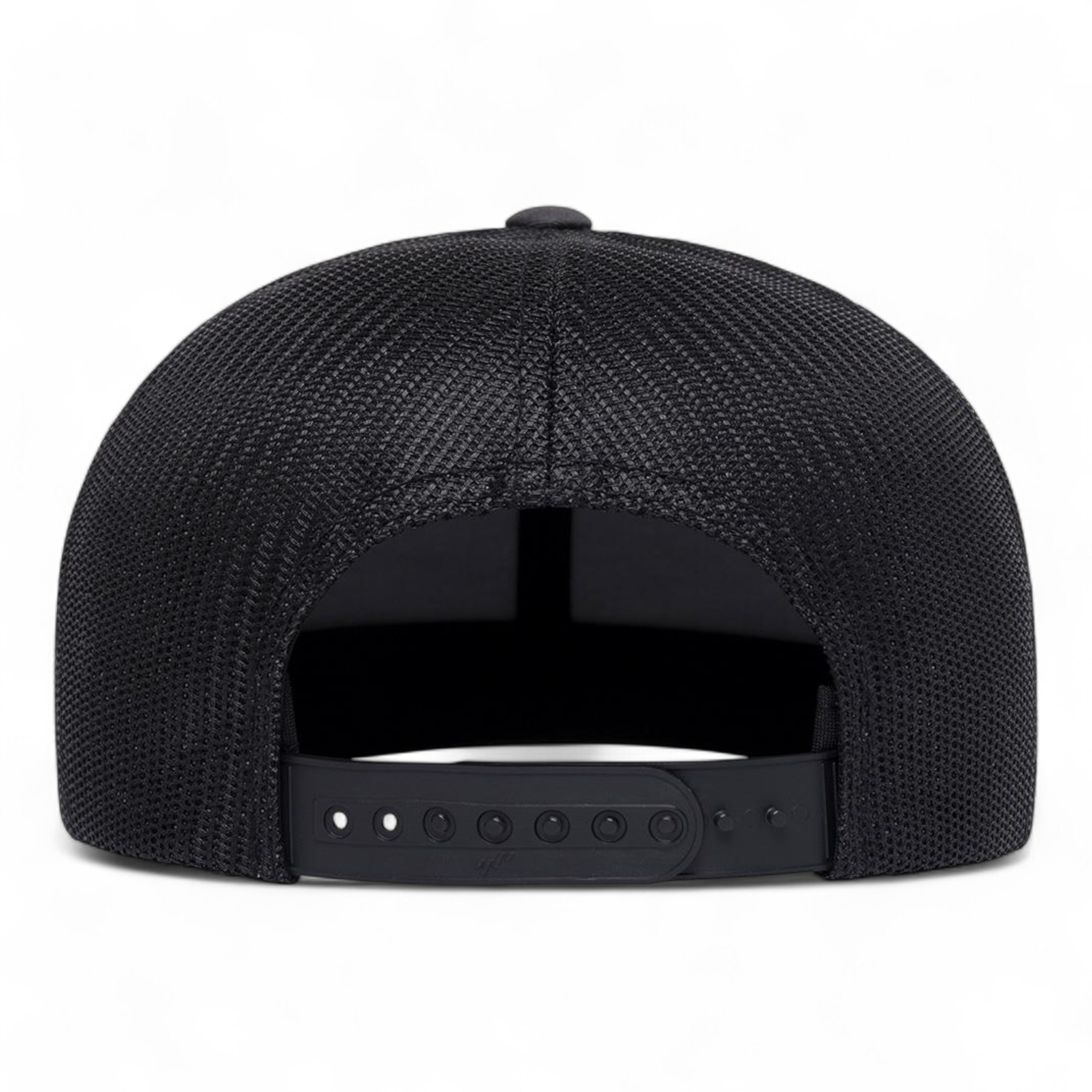 YP Classics/Yupoong 6609 Retro High Profile Trucker Cap - Charcoal/ Black