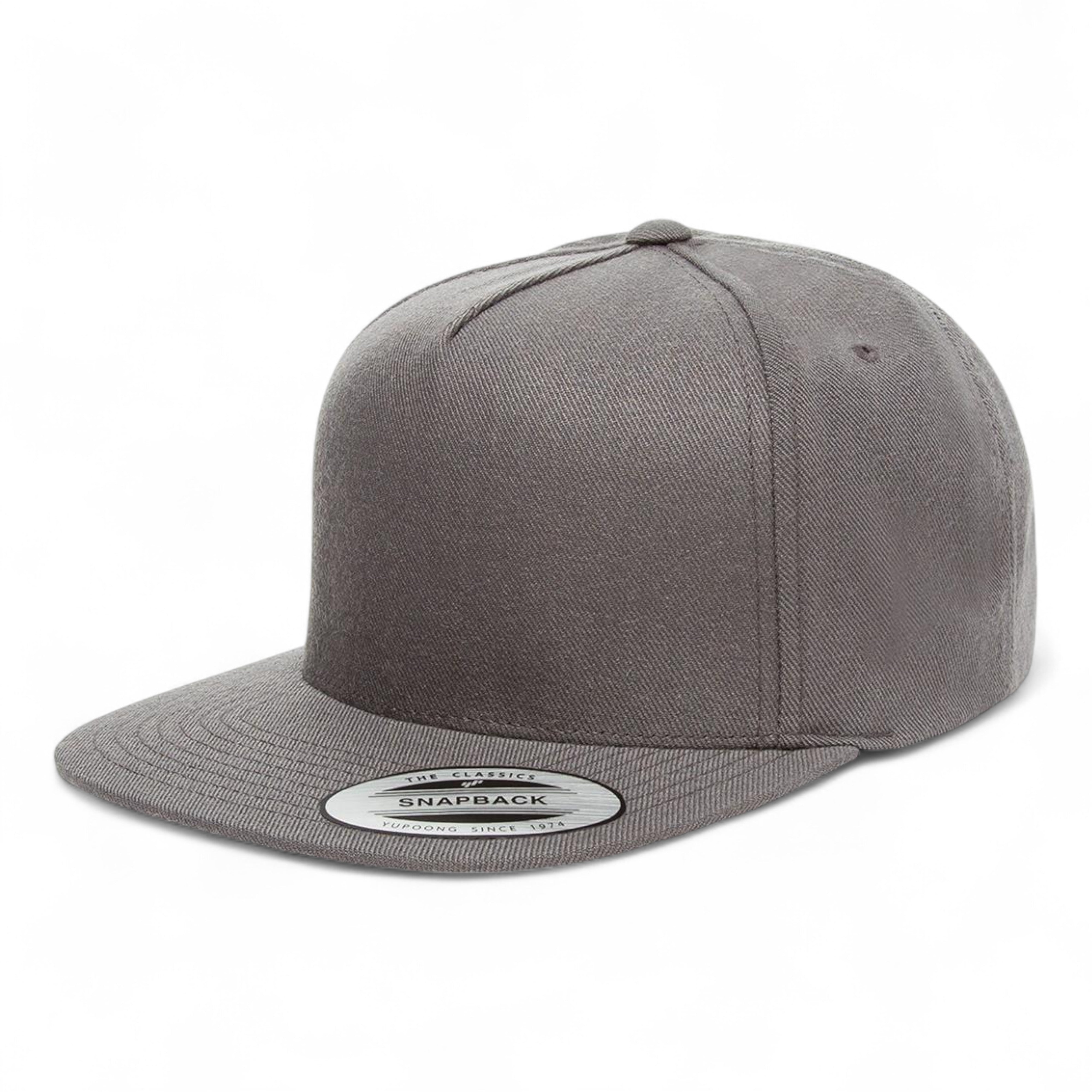 YP Classics/Yupoong 5089M Premium Five-Panel Snapback Cap - Dark Grey