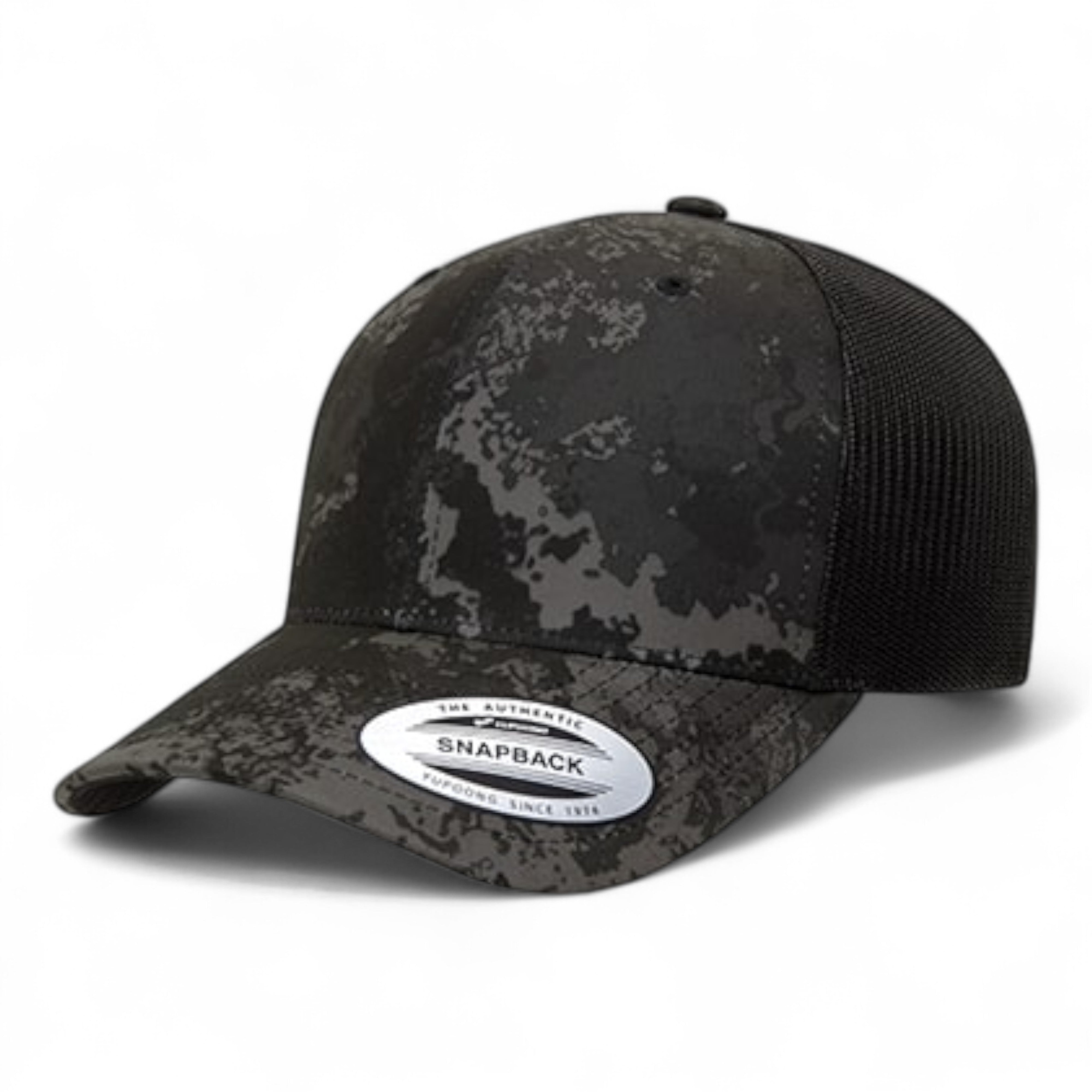 YP Classics/Yupoong 6606 Retro Trucker Cap - Poseidon Black