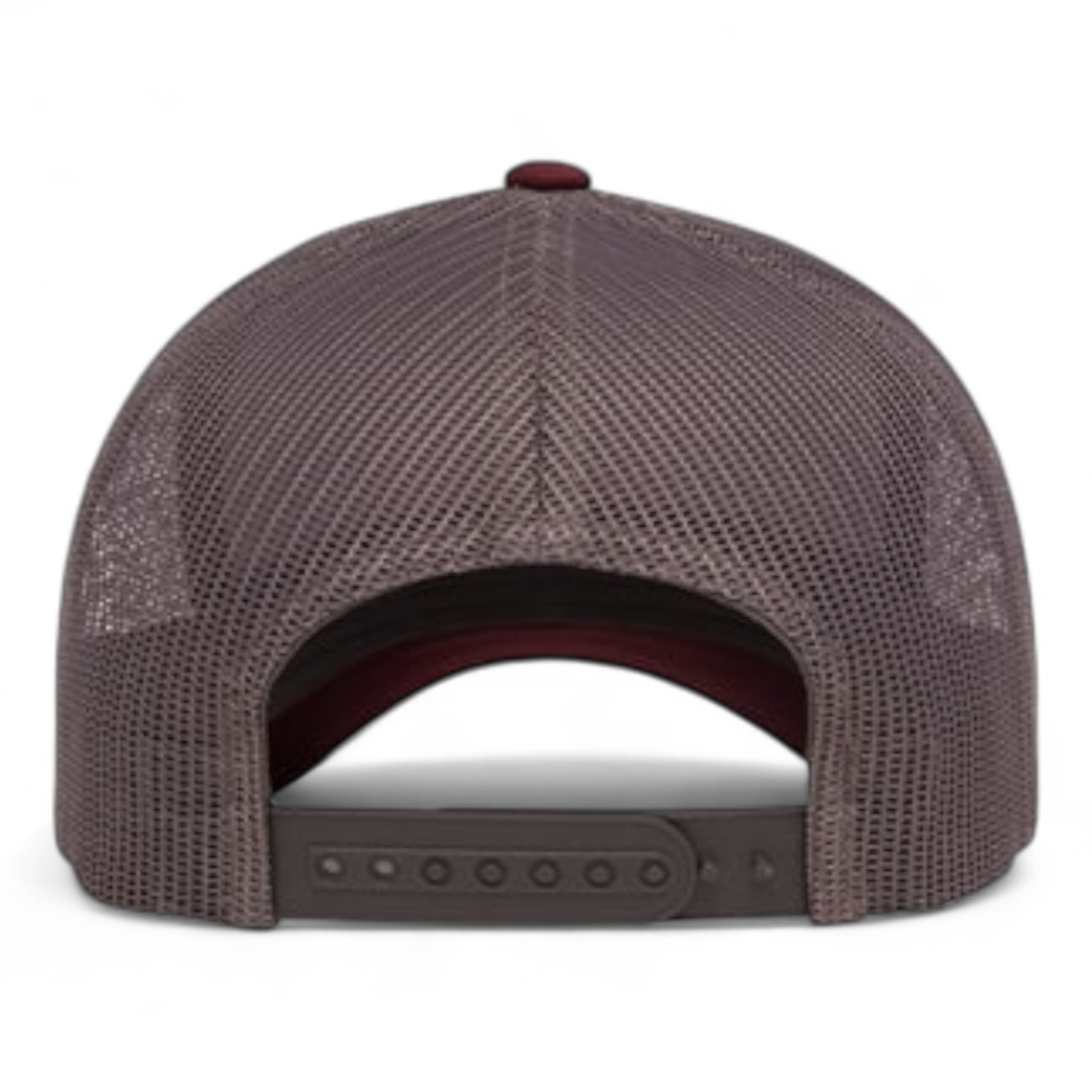 YP Classics/Yupoong 6606 Retro Trucker Cap - Maroon/ Grey