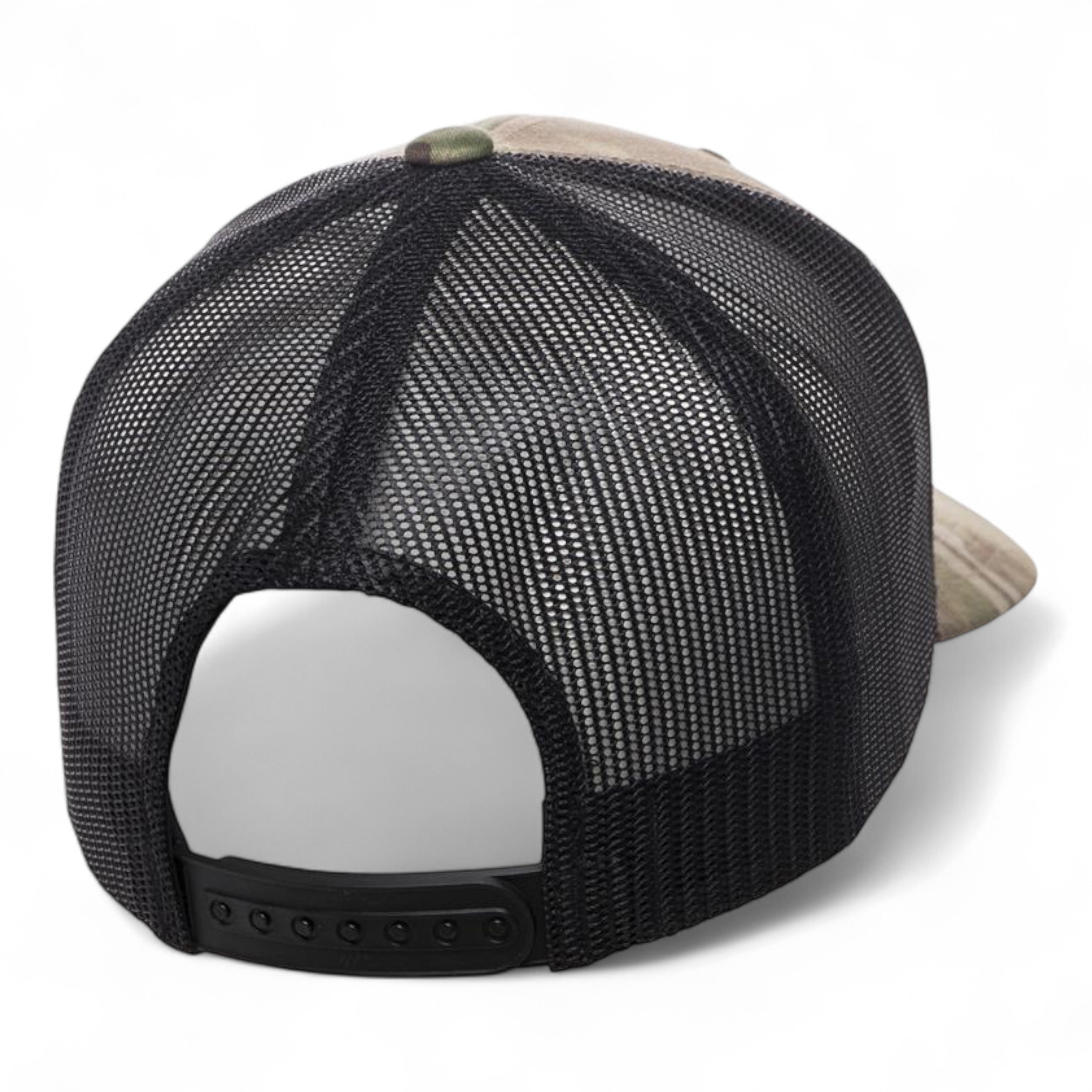 YP Classics/Yupoong 6606 Retro Trucker Cap - Multicam Green/ Black