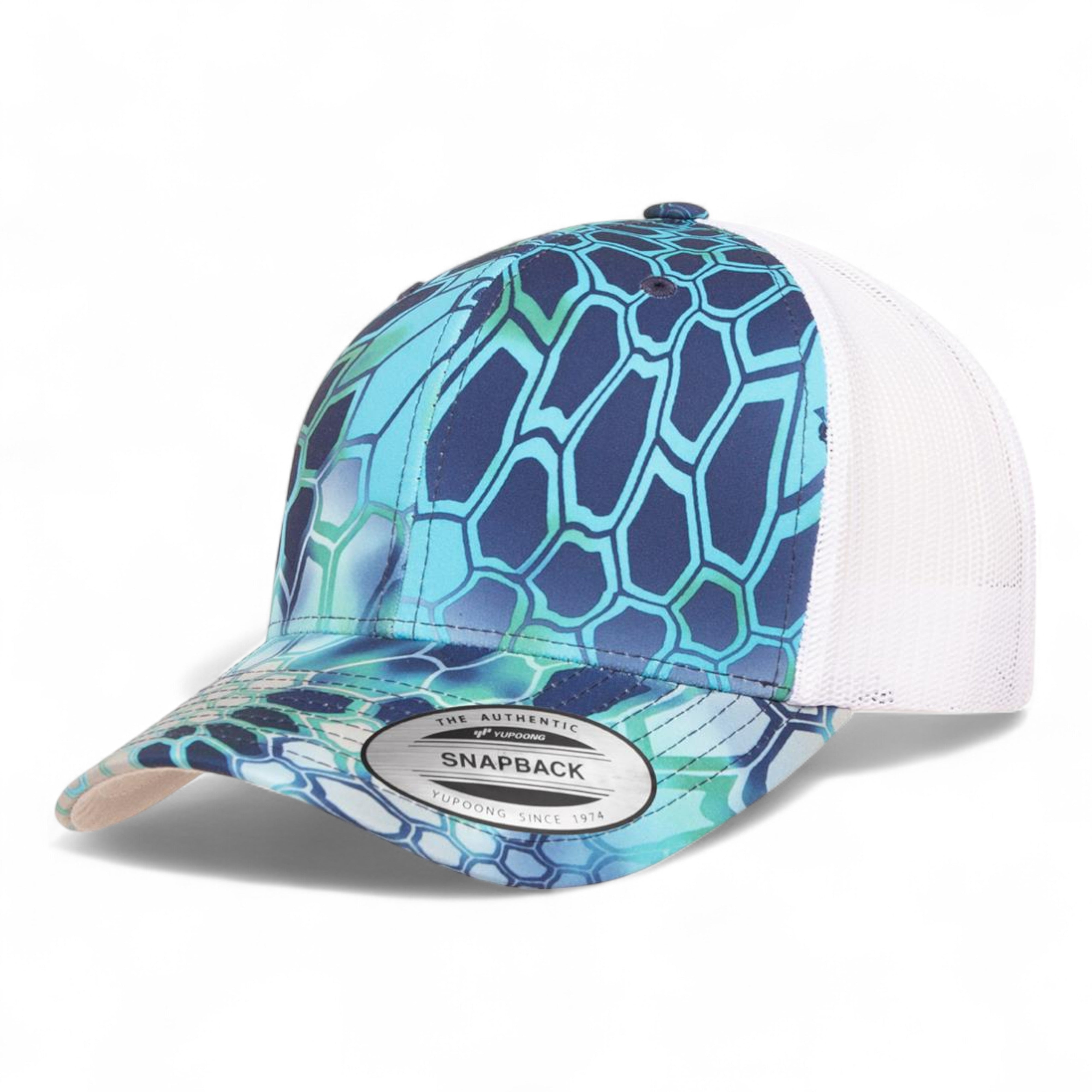 YP Classics/Yupoong 6606 Retro Trucker Cap - Kryptek Pontus