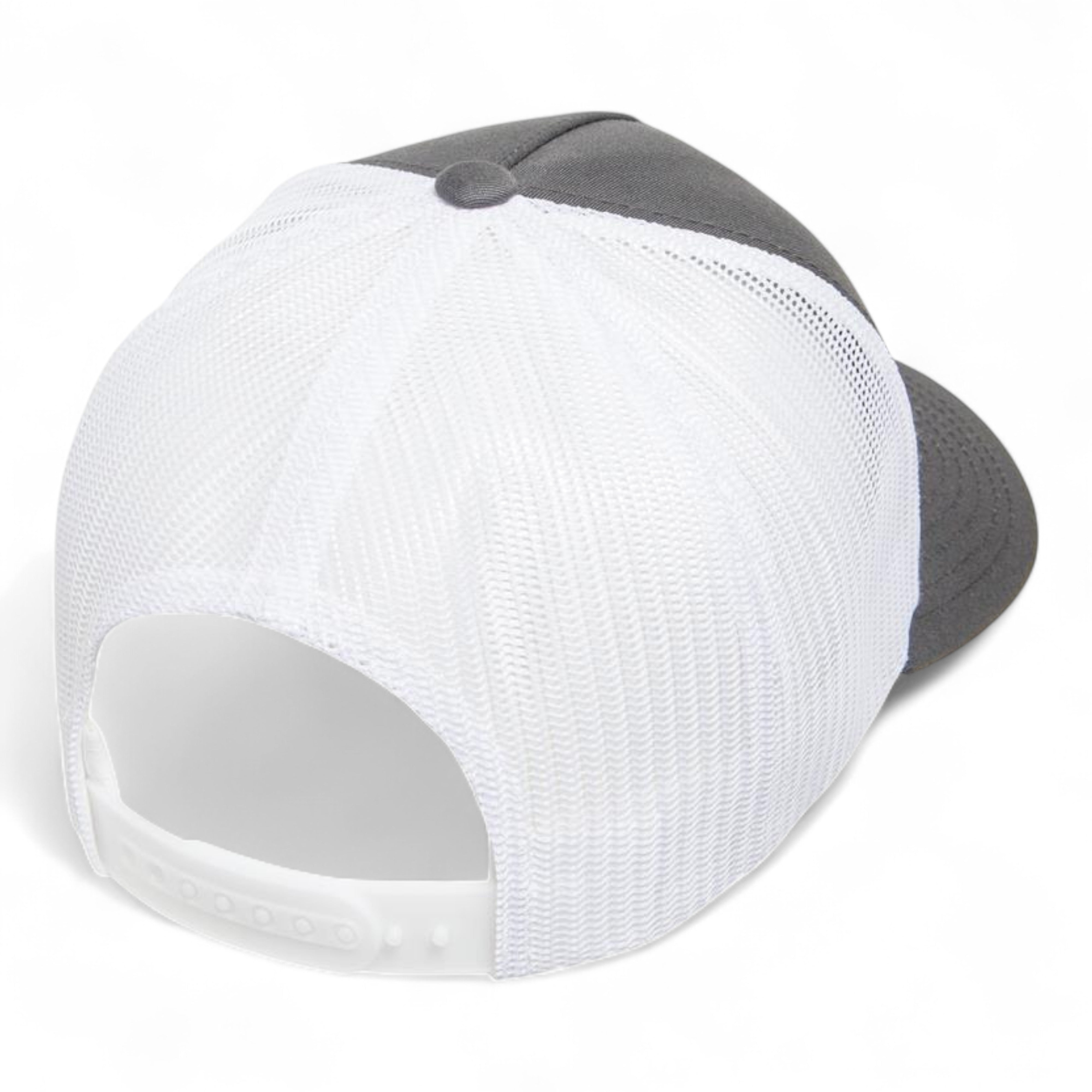 YP Classics/Yupoong 6506 Five-Panel Retro Trucker Cap - Charcoal/ White