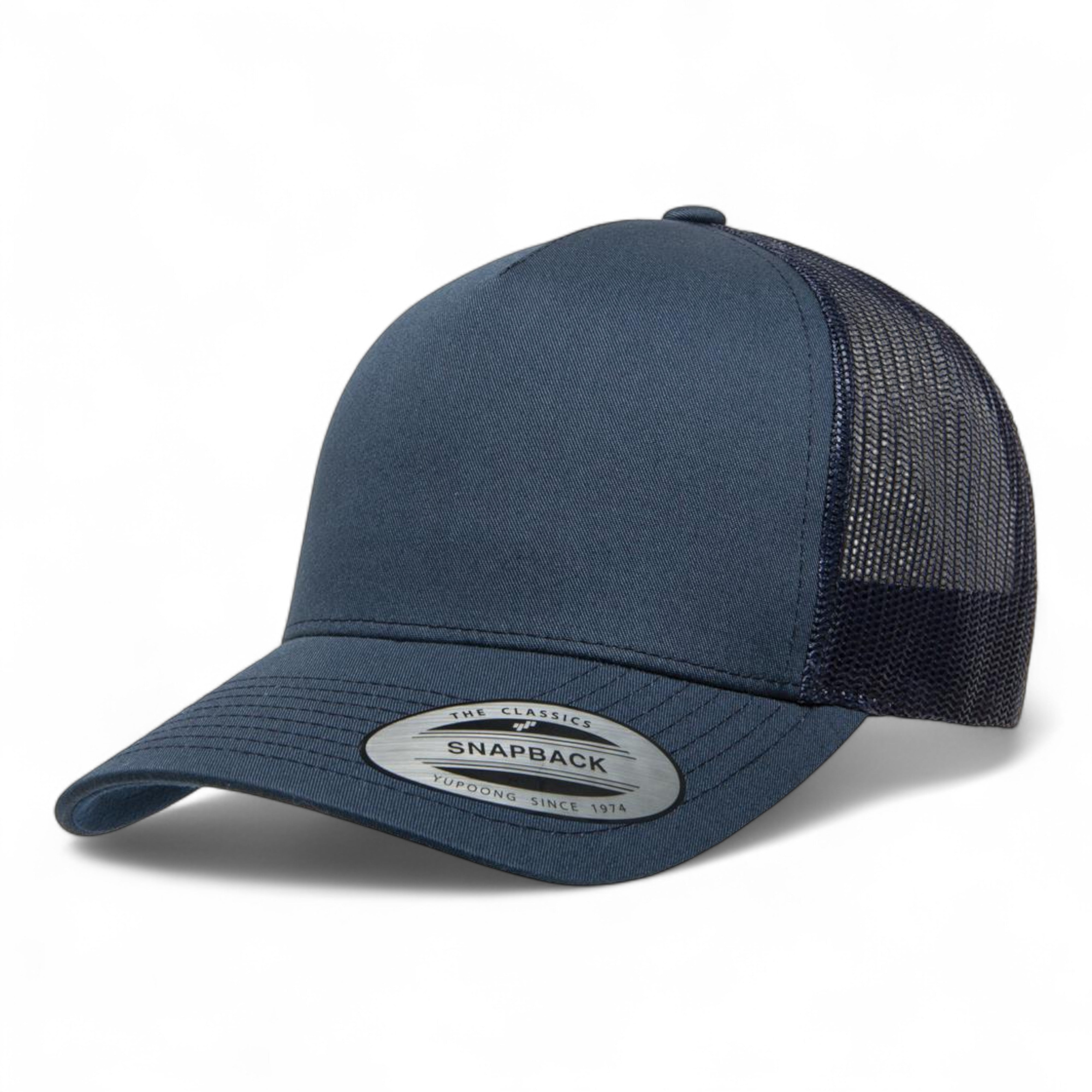 YP Classics/Yupoong 6506 Five-Panel Retro Trucker Cap - Navy