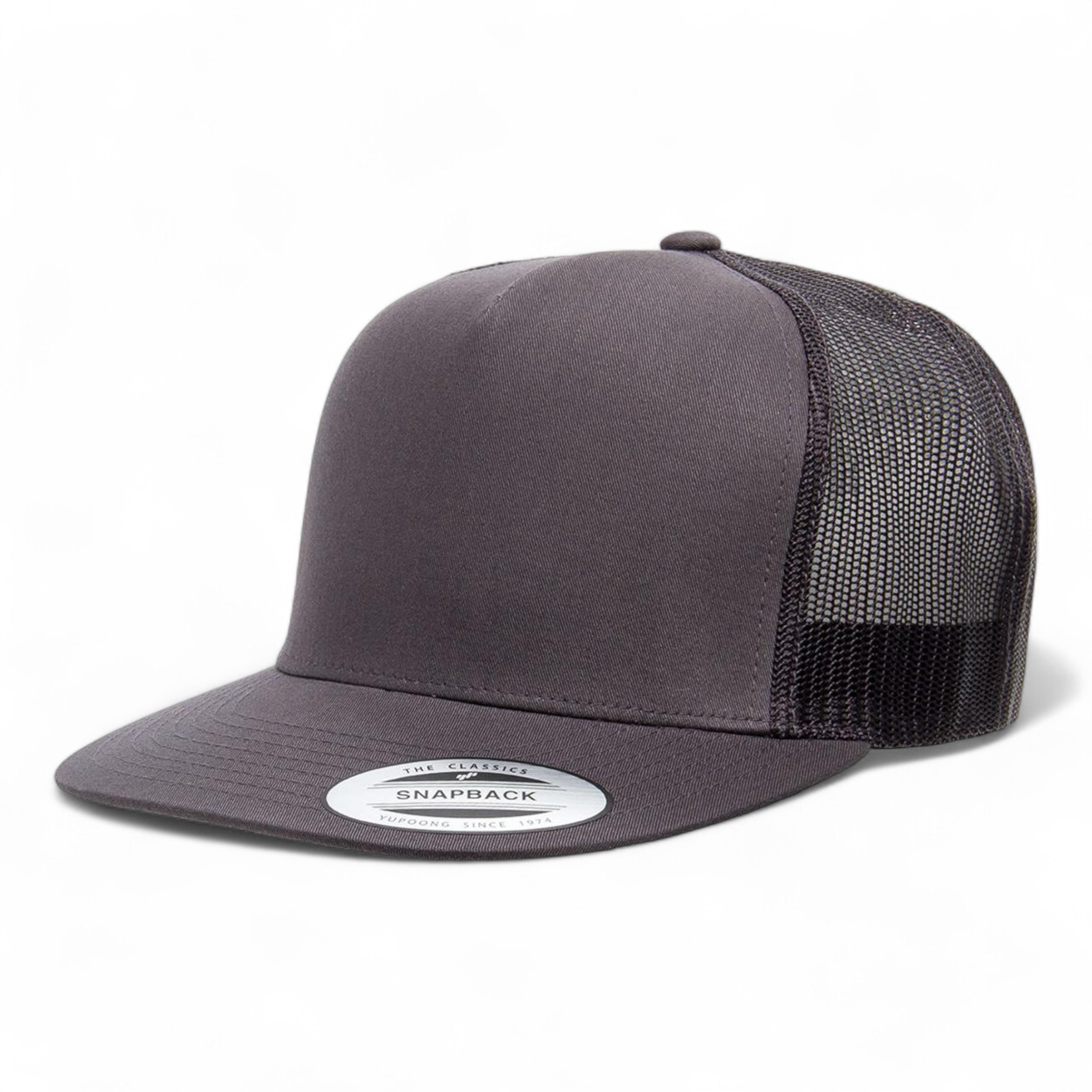 YP Classics/Yupoong 6006 Five-Panel Classic Trucker Cap - Charcoal