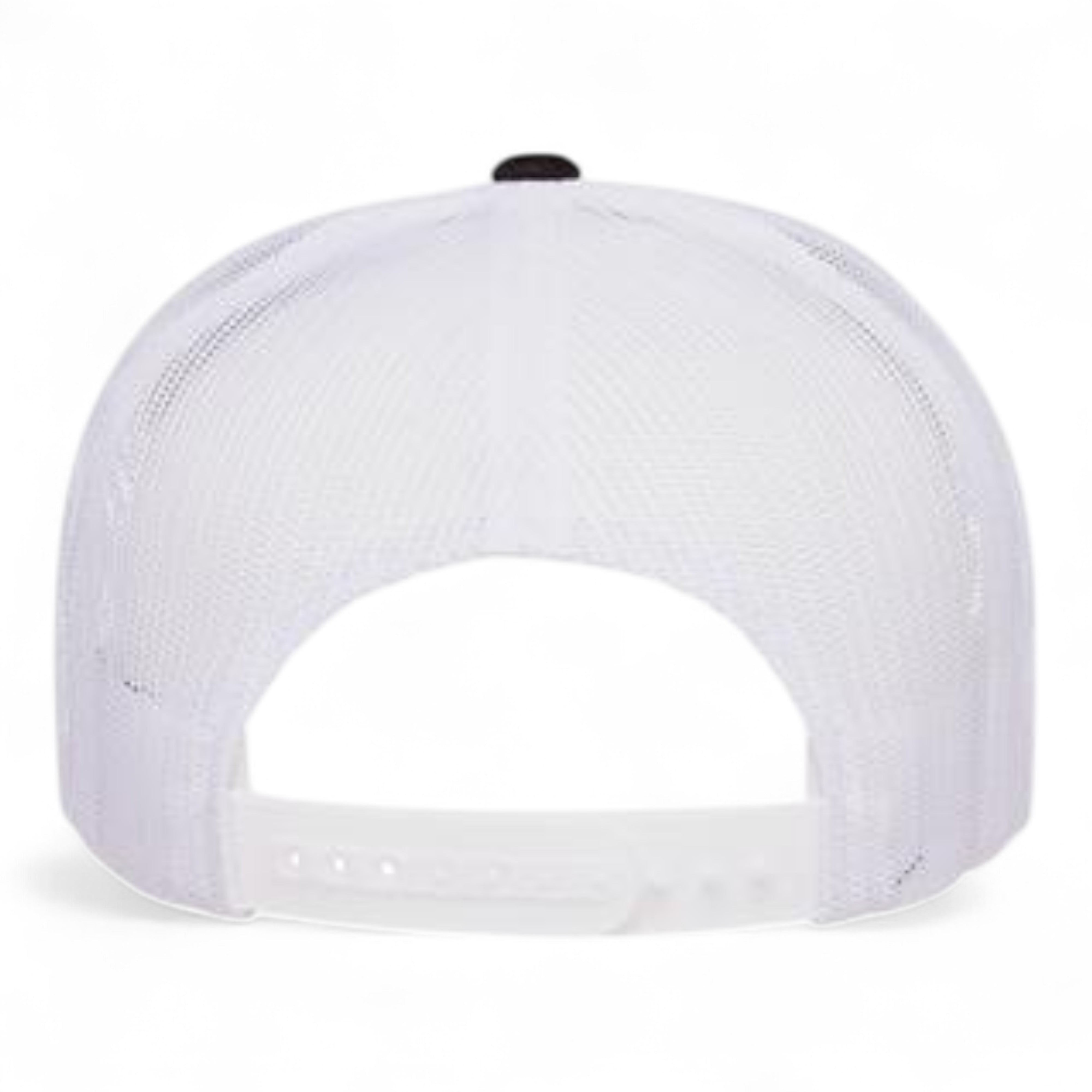 YP Classics/Yupoong 6006 Five-Panel Classic Trucker Cap - Black/ White