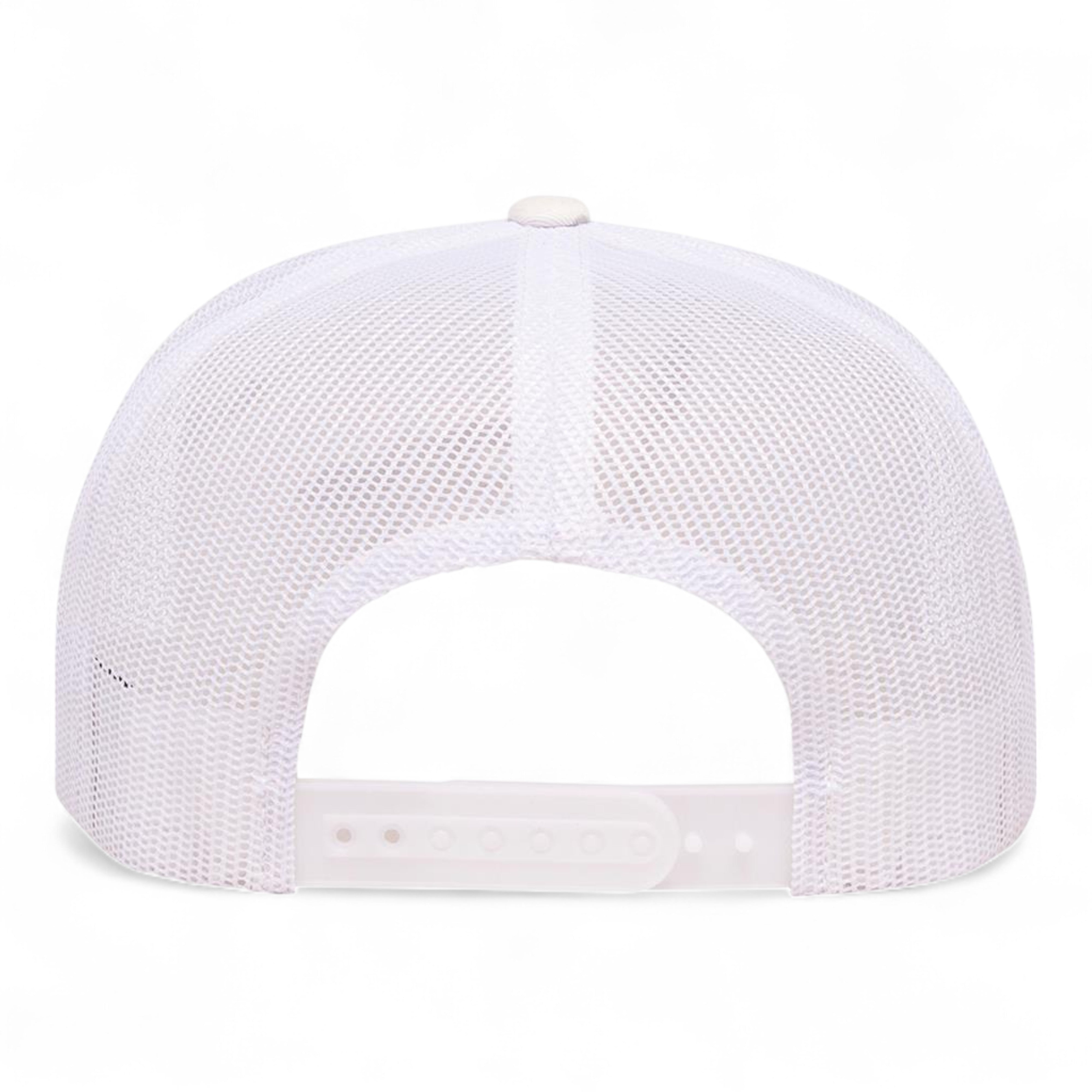 YP Classics/Yupoong 6006 Five-Panel Classic Trucker Cap - Multicam Alpine/ White