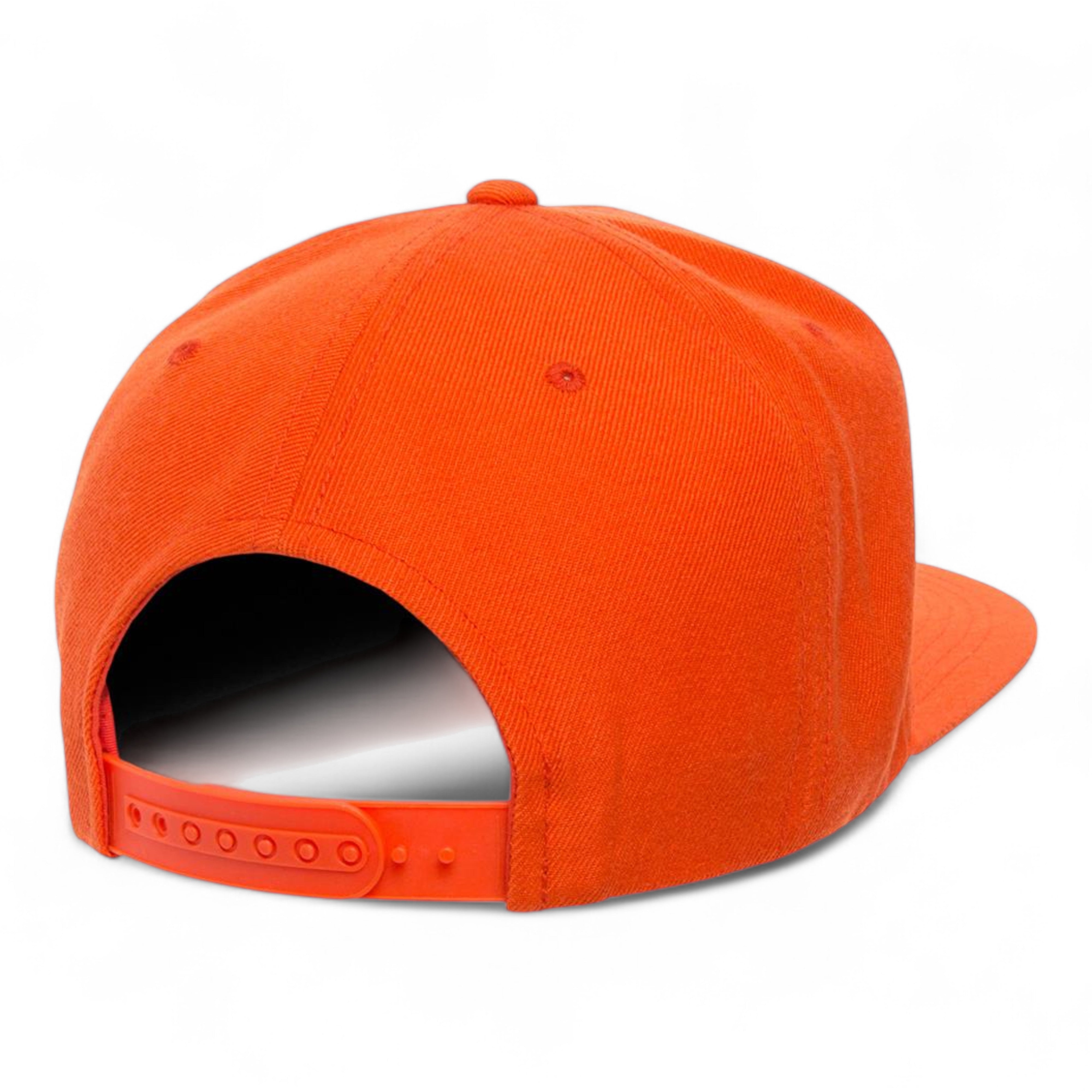 YP Classics/Yupoong 6089M Premium Flat Bill Snapback Cap - Orange