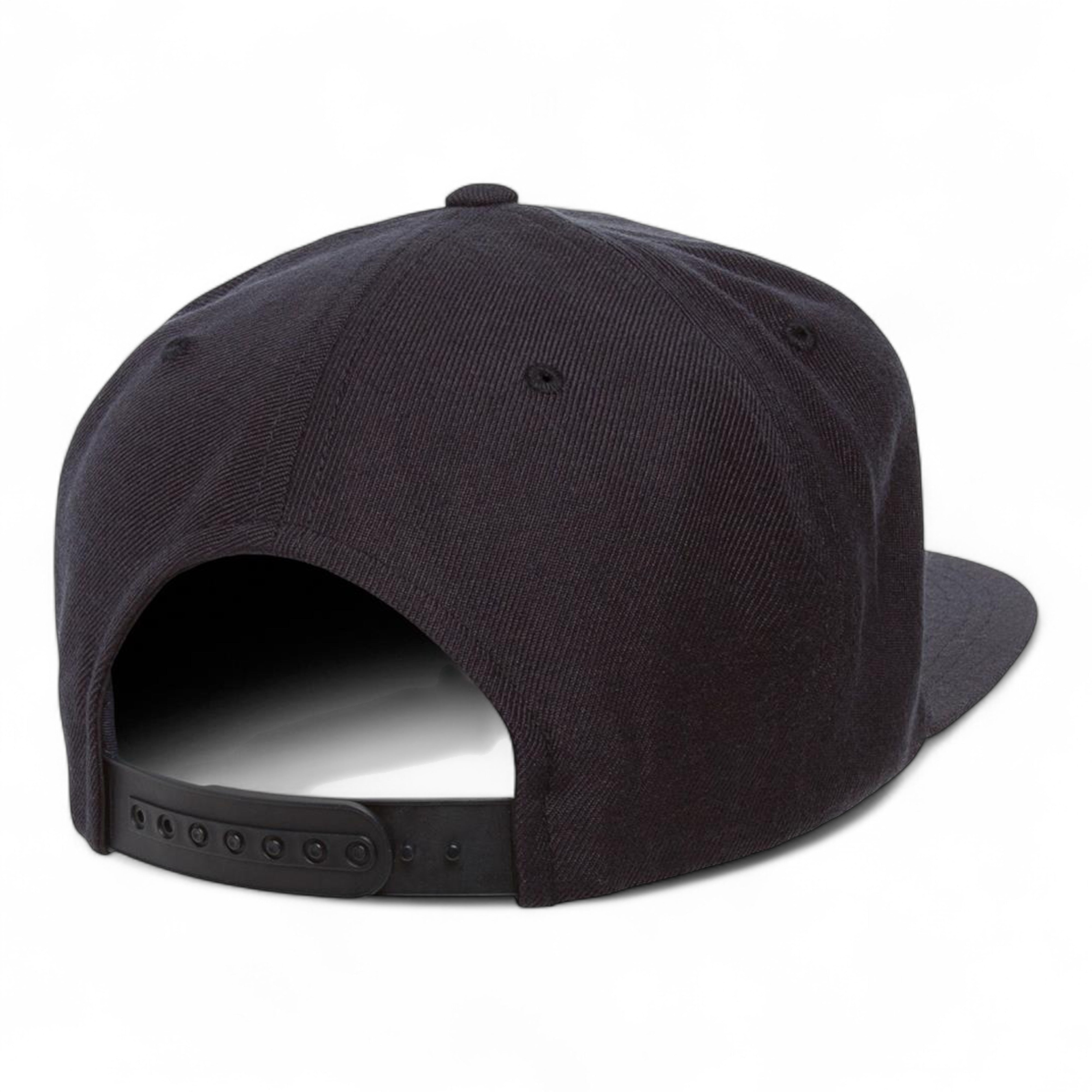 YP Classics/Yupoong 6089M Premium Flat Bill Snapback Cap - Dark Navy