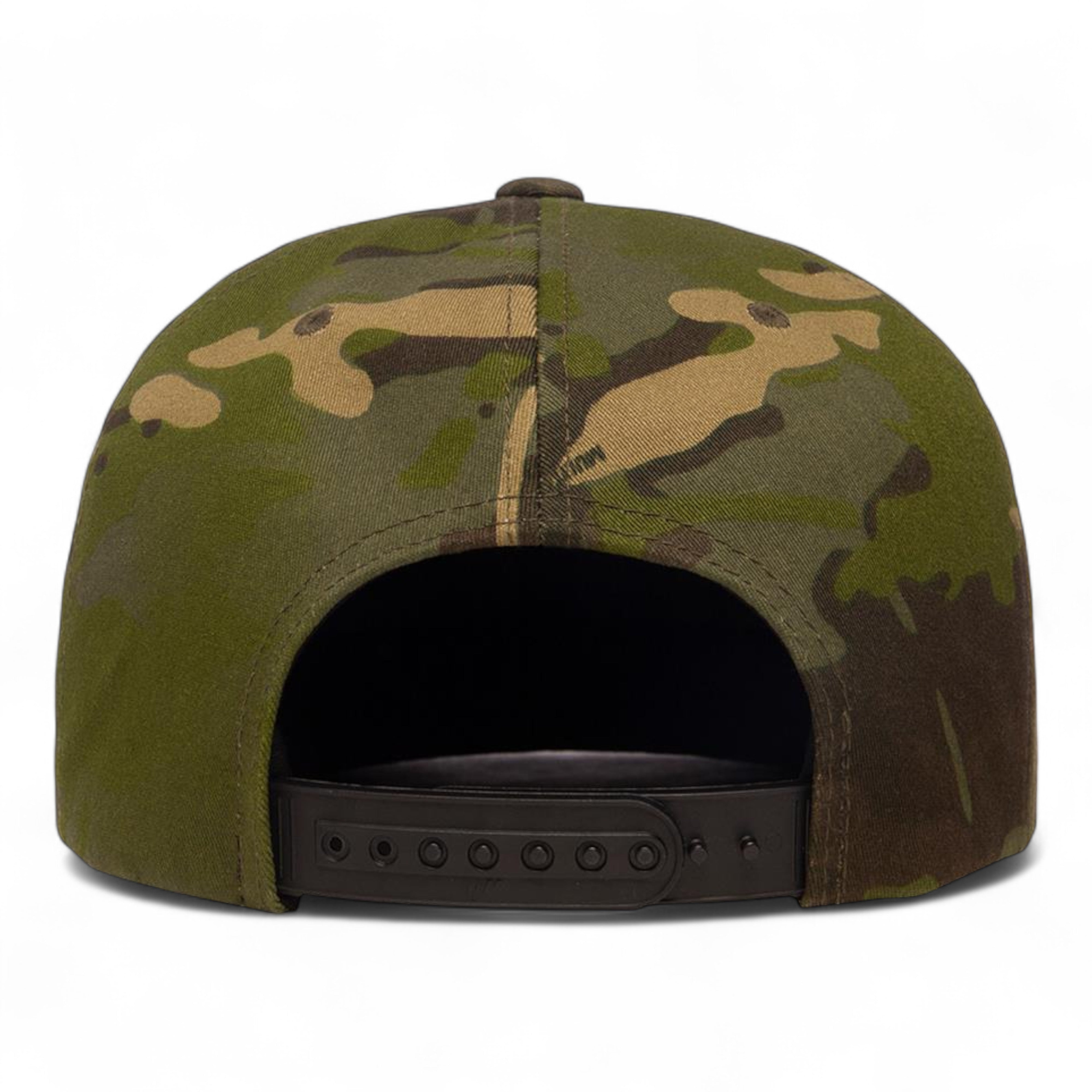 YP Classics/Yupoong 6089M Premium Flat Bill Snapback Cap - Multicam Tropic