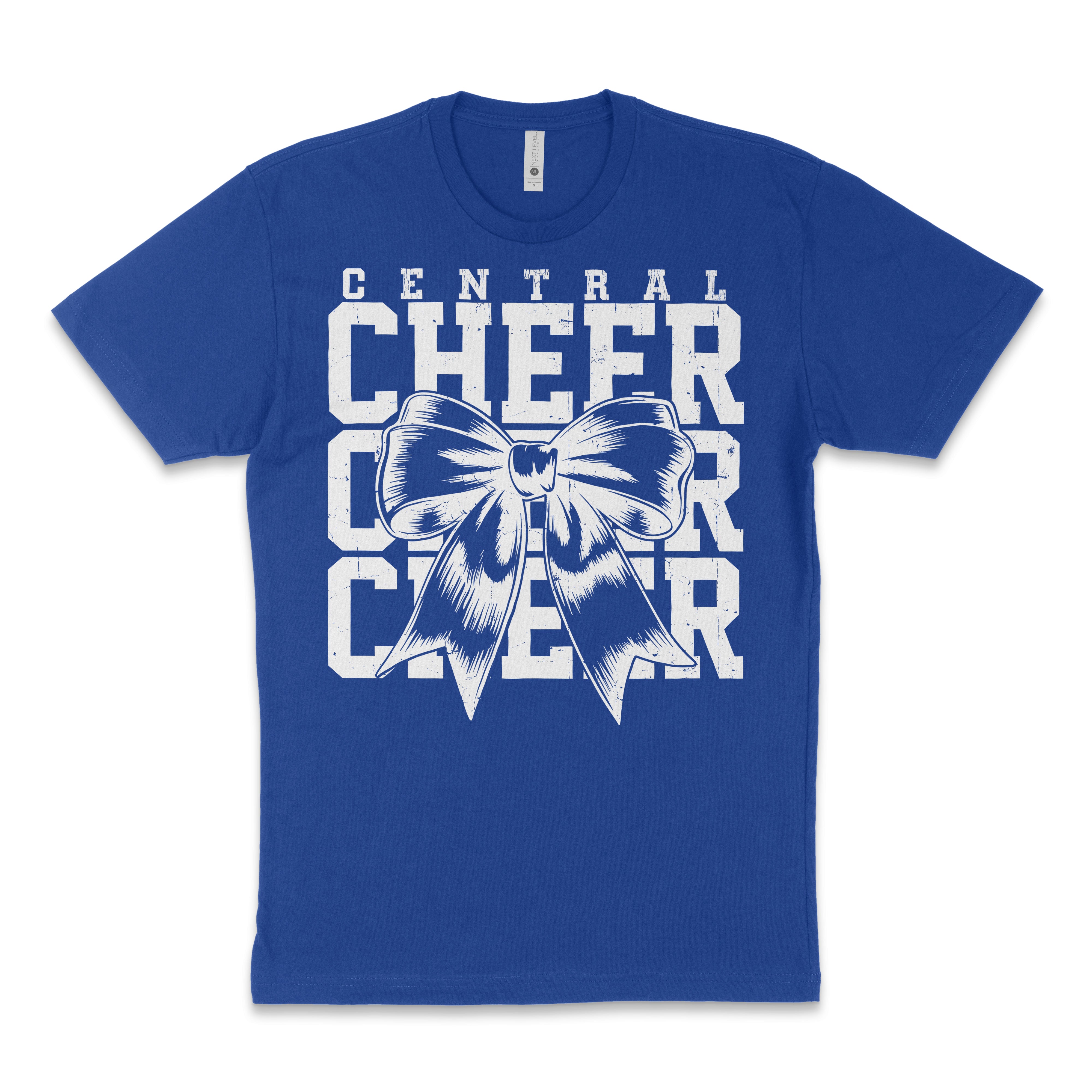 Adult Central Cheer Triple-Stack Bow Tee