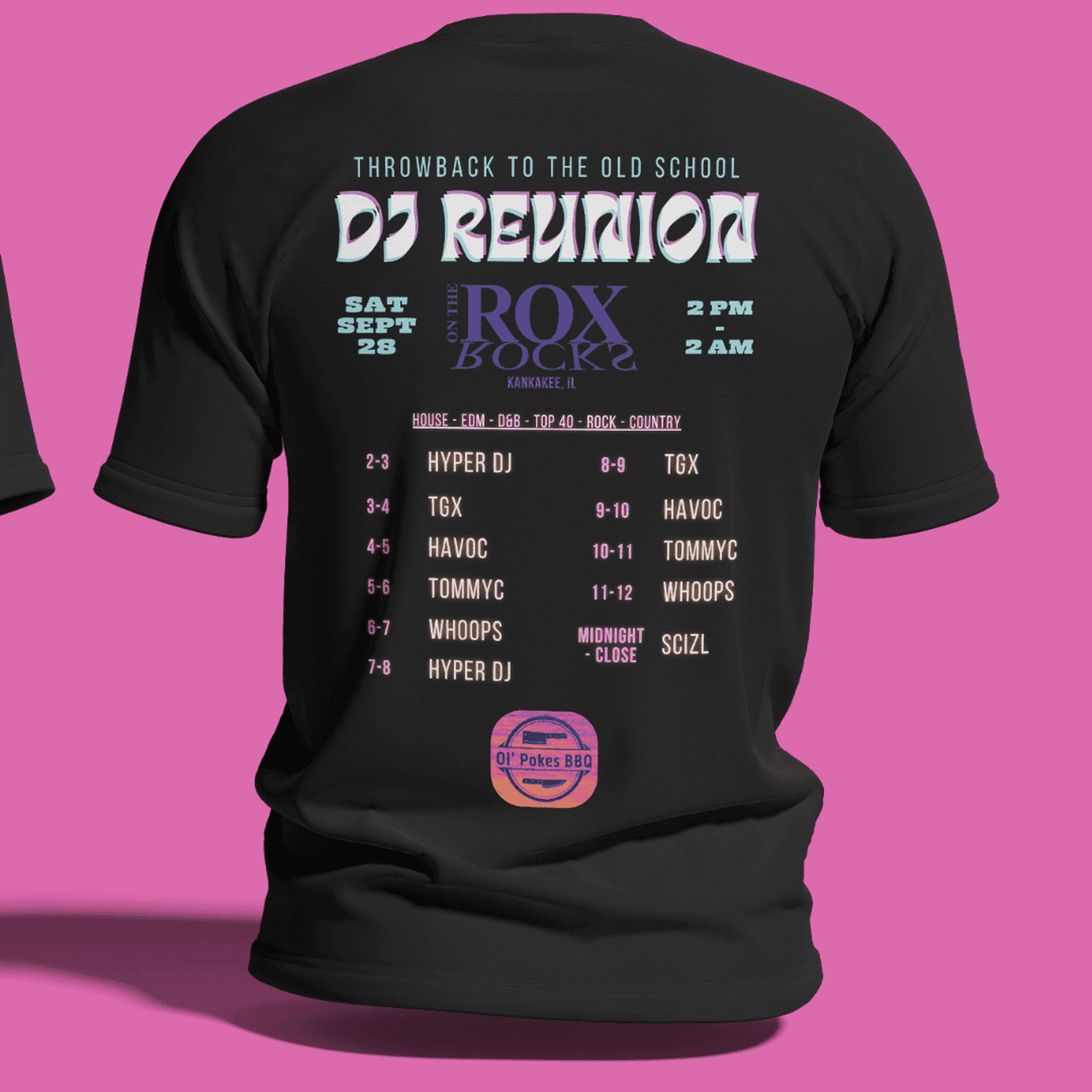 DJ Reunion at On The Rox - Metallic Ink!
