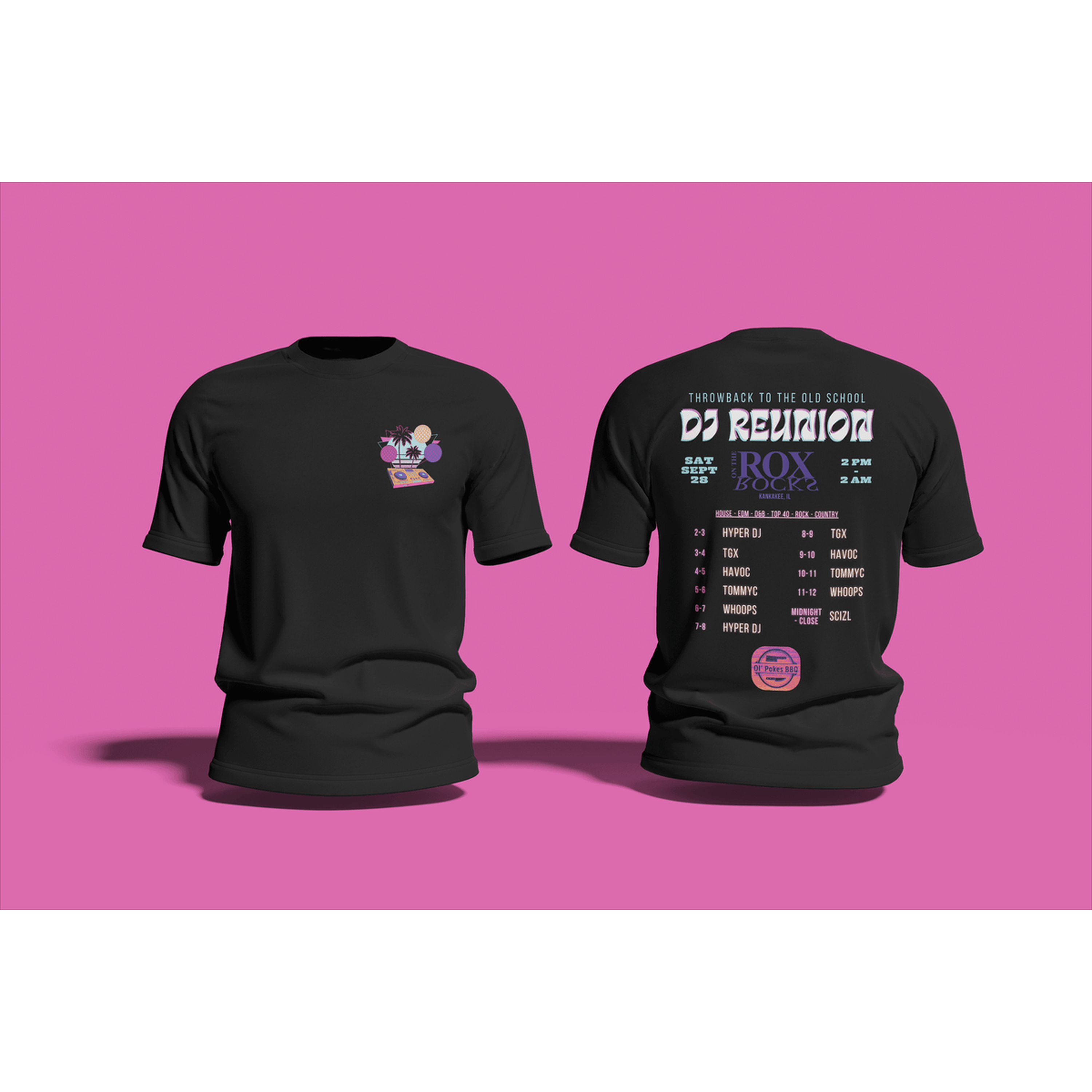 DJ Reunion at On The Rox - Metallic Ink!