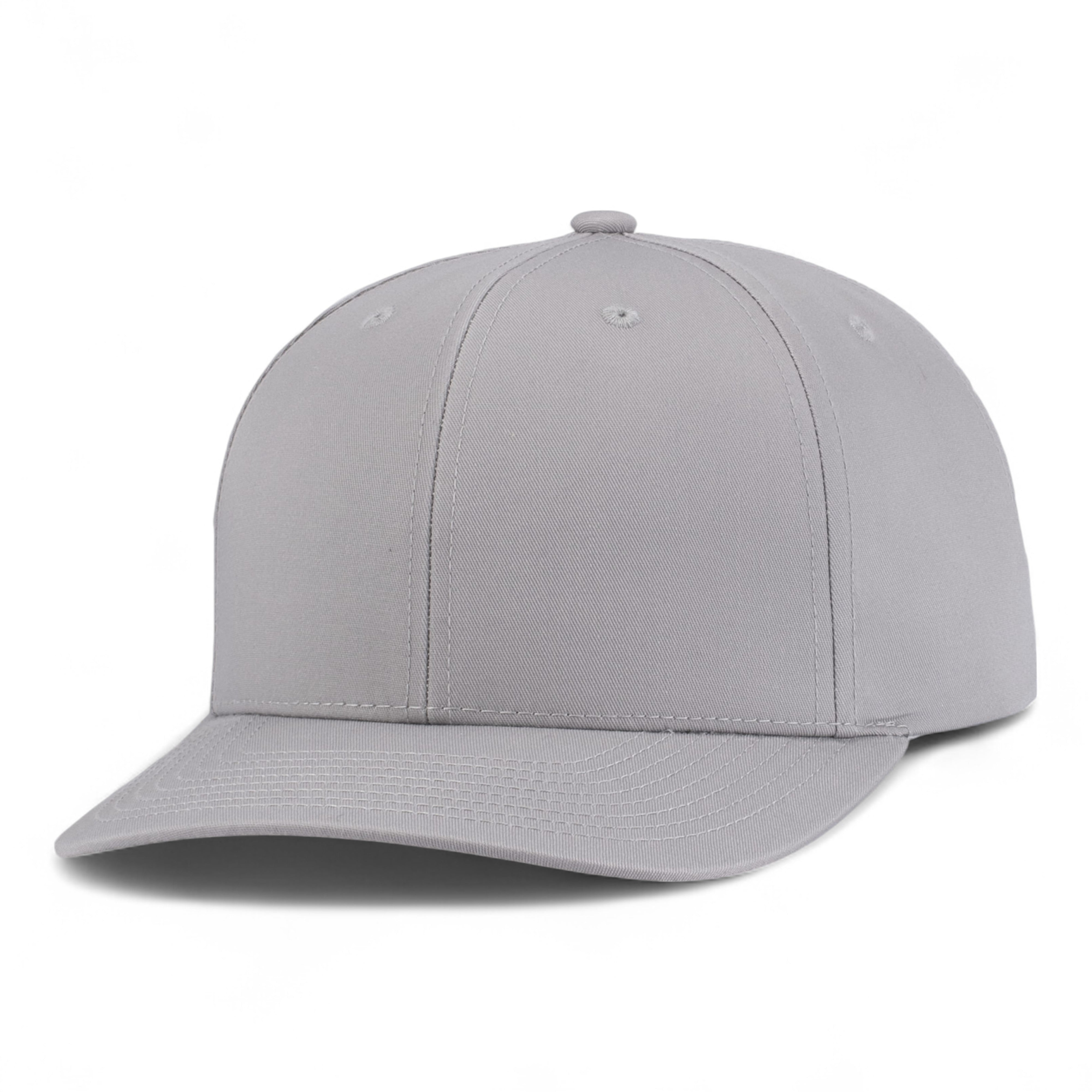 POLY/COTTON SNAPBACK CAP - YTH - SILVER