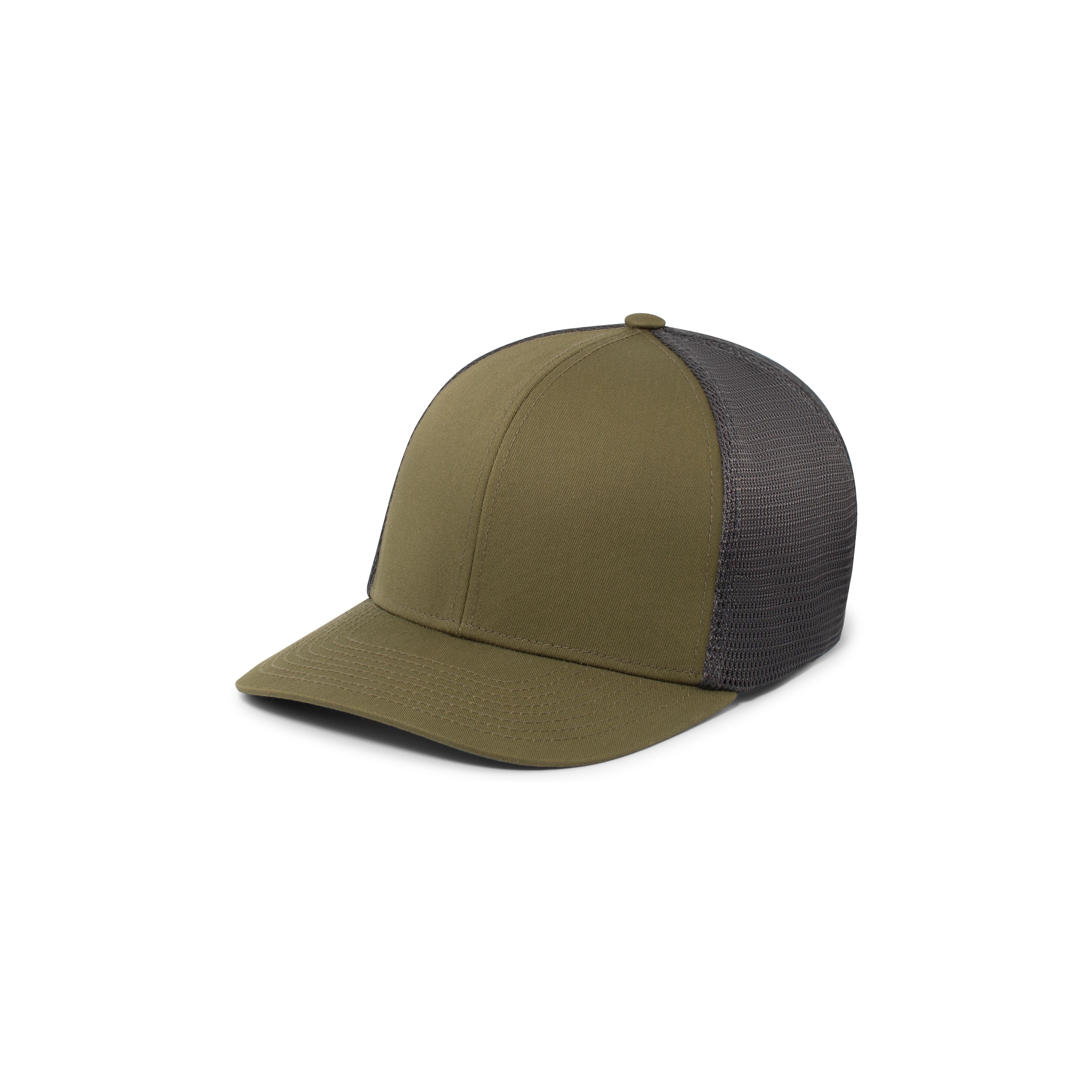 Fusion Trucker Cap - L/XL - MOSS GREEN/LT CHARCOAL/MOSS GREEN