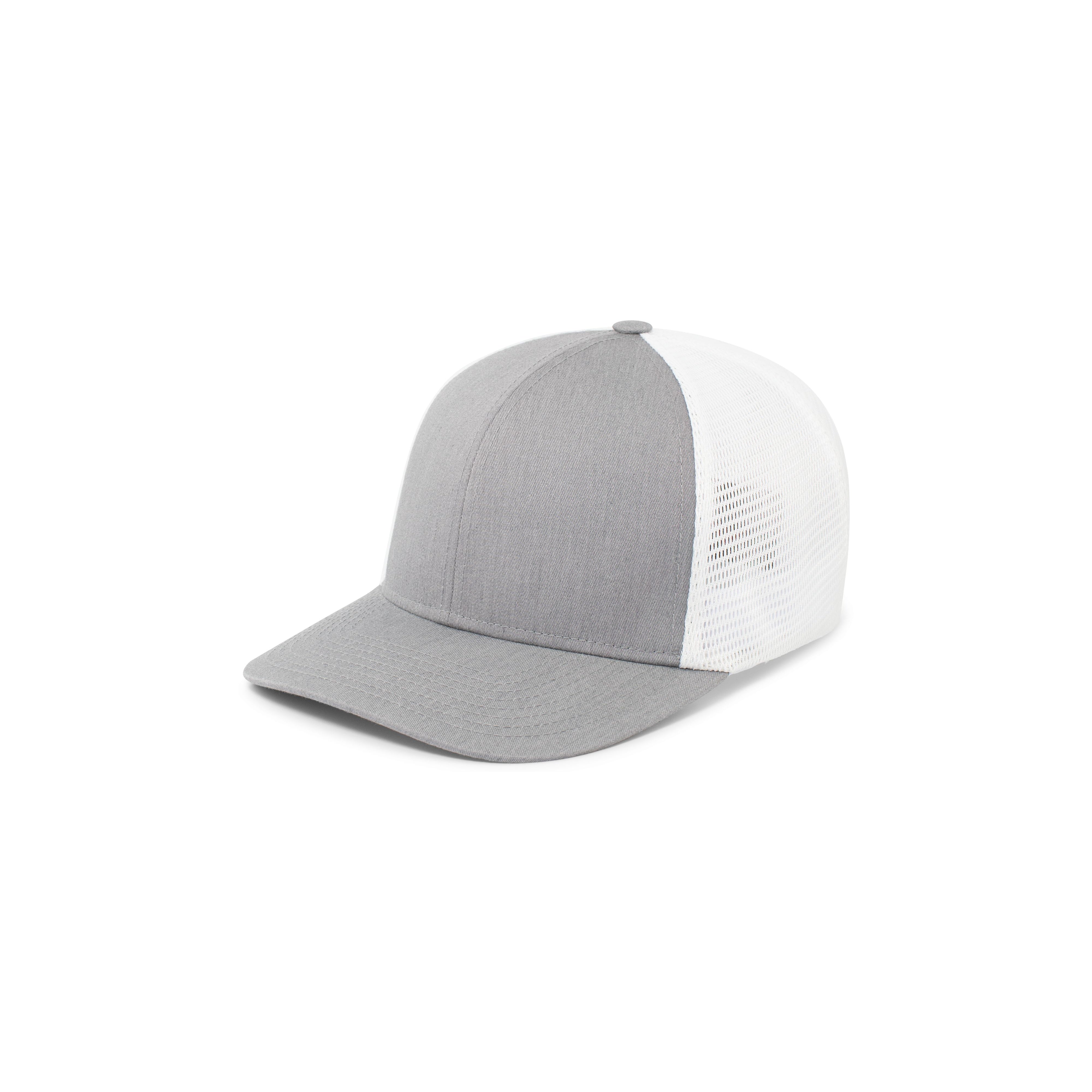 Fusion Trucker Cap - XS - HEATHER GREY/WHITE/HEATHER GREY