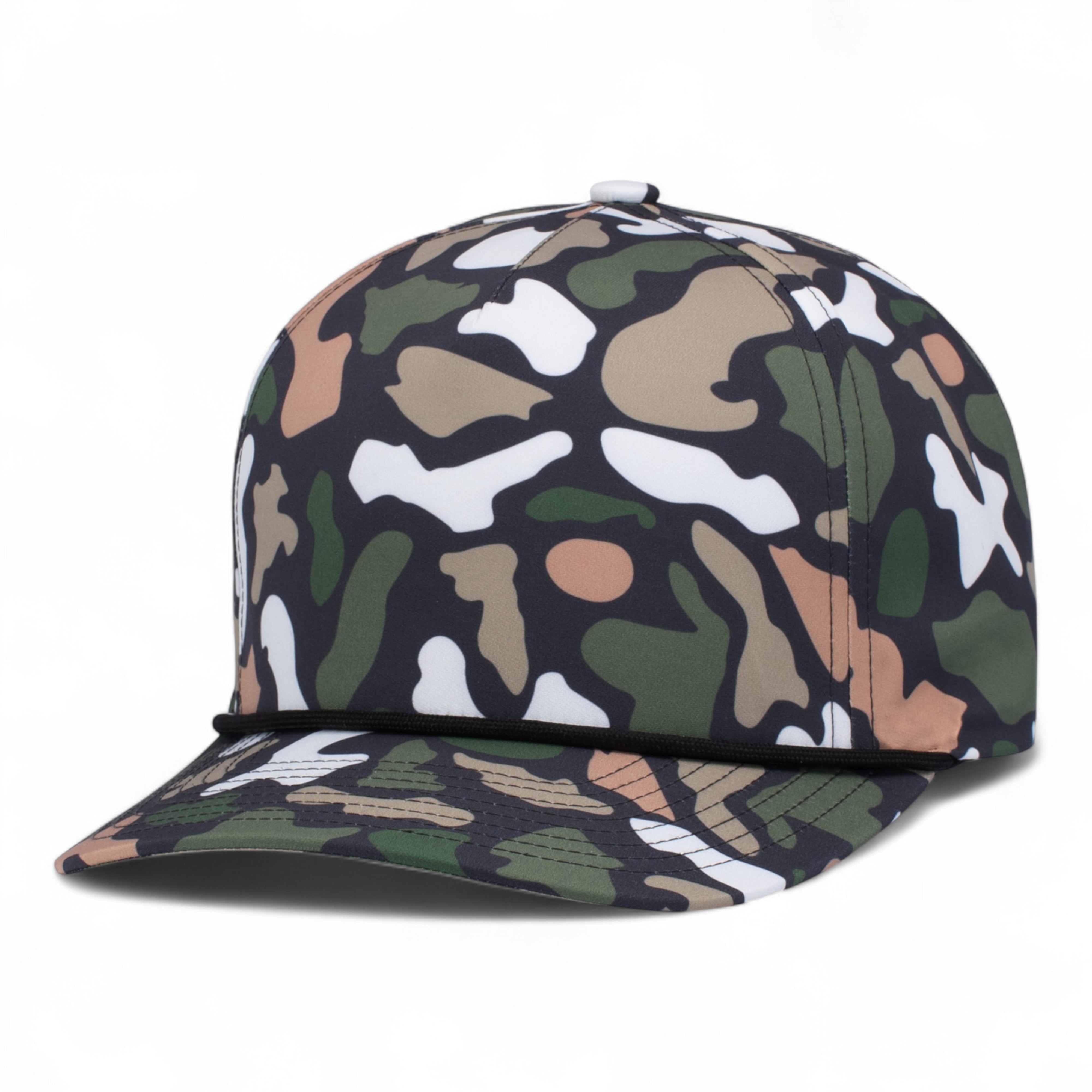 DUCK CAMO 5-PANEL TRUCKER CAP - OS - BAYOU