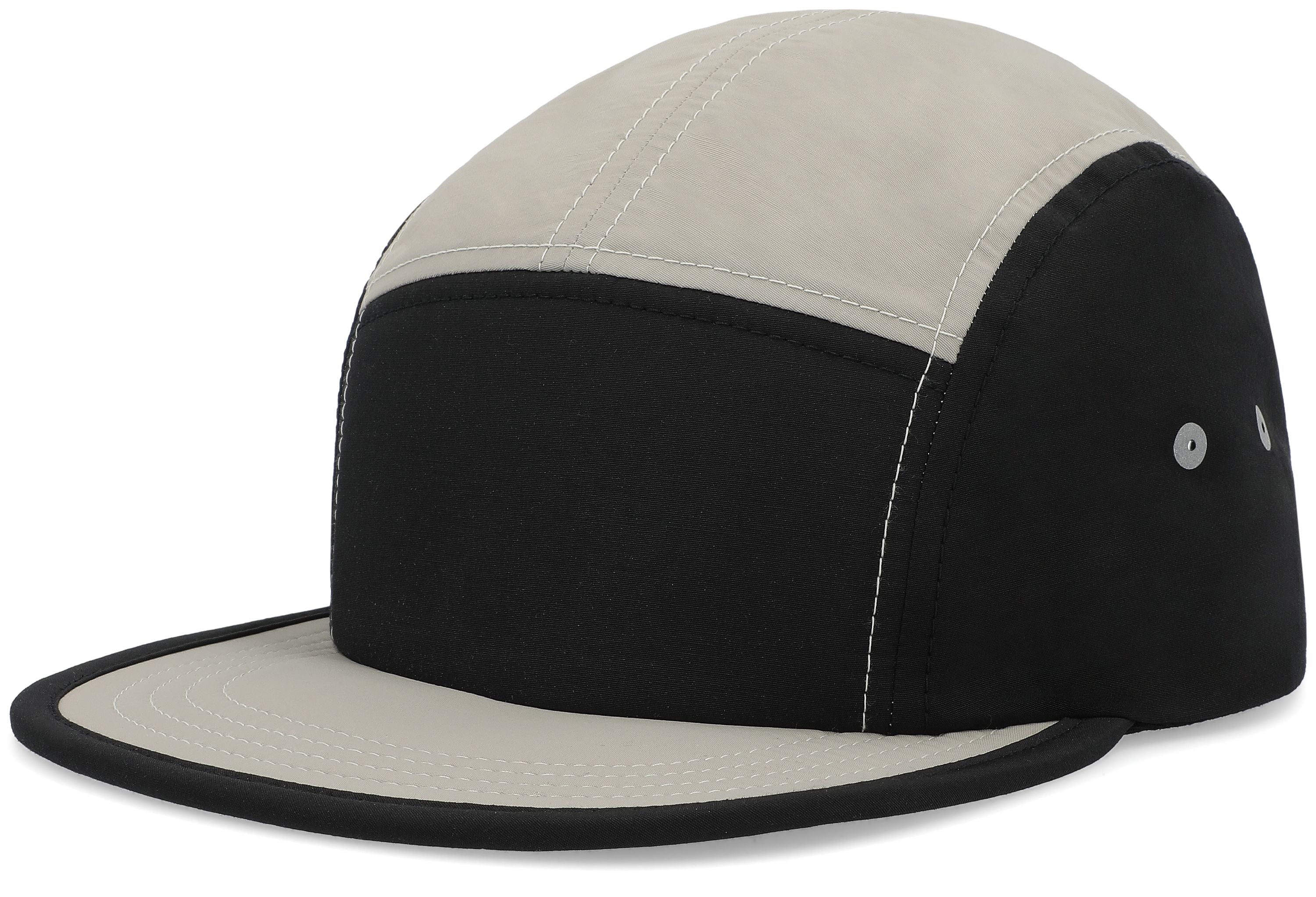Packable Camper Cap - OS - BLACK/SILVER