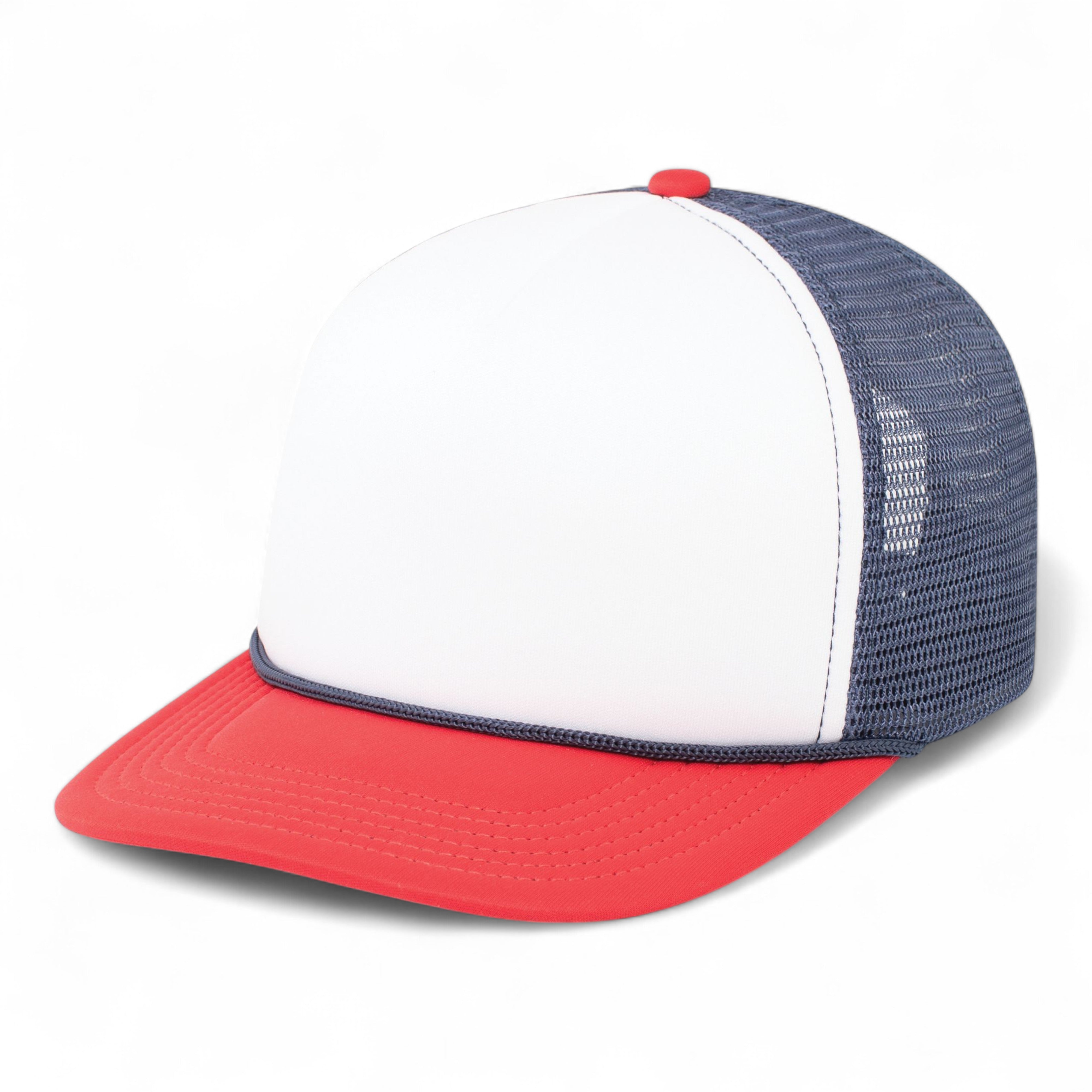 Foamie Fresh Trucker Cap - OS - WHITE/NAVY/RED