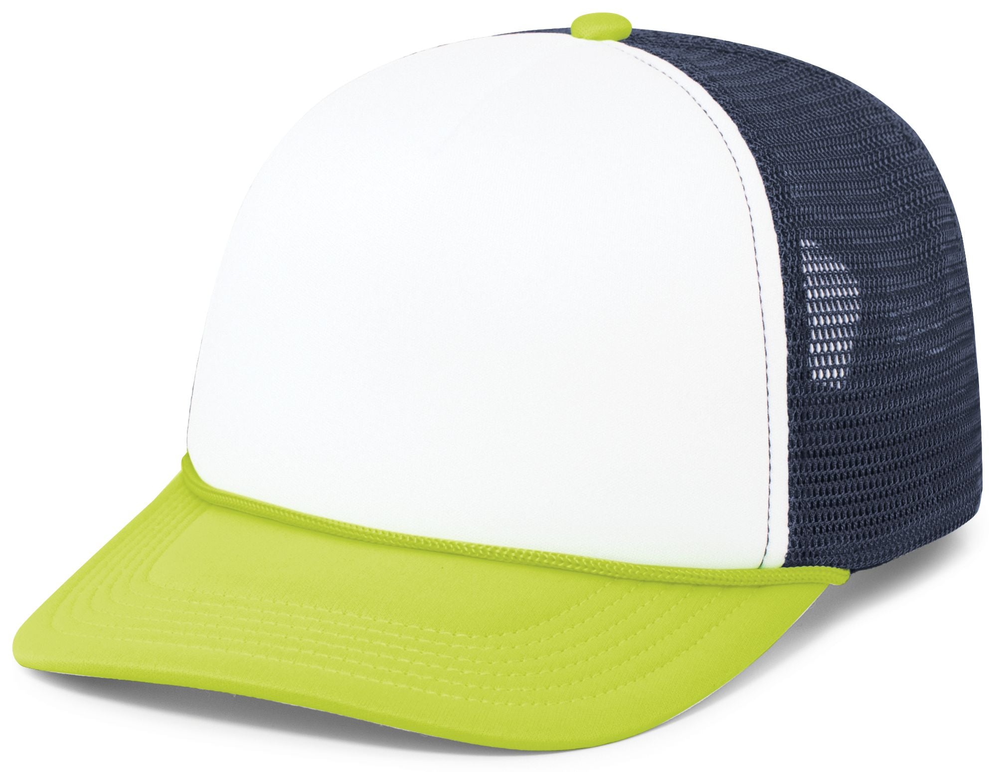 Foamie Fresh Trucker Cap - OS - WHITE/NAVY/CHARTRUESE