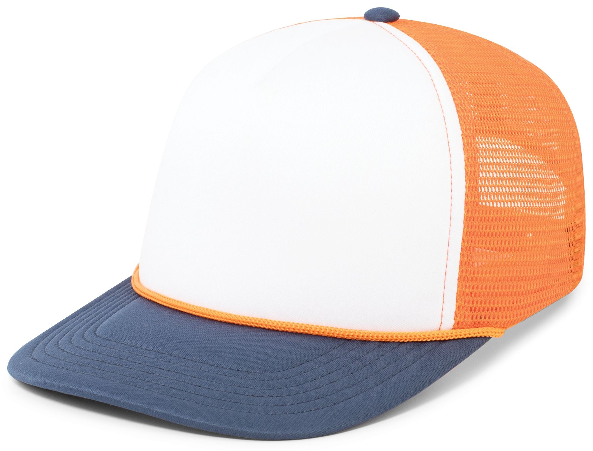 Foamie Fresh Trucker Cap - OS - WHITE/ORANGE/NAVY