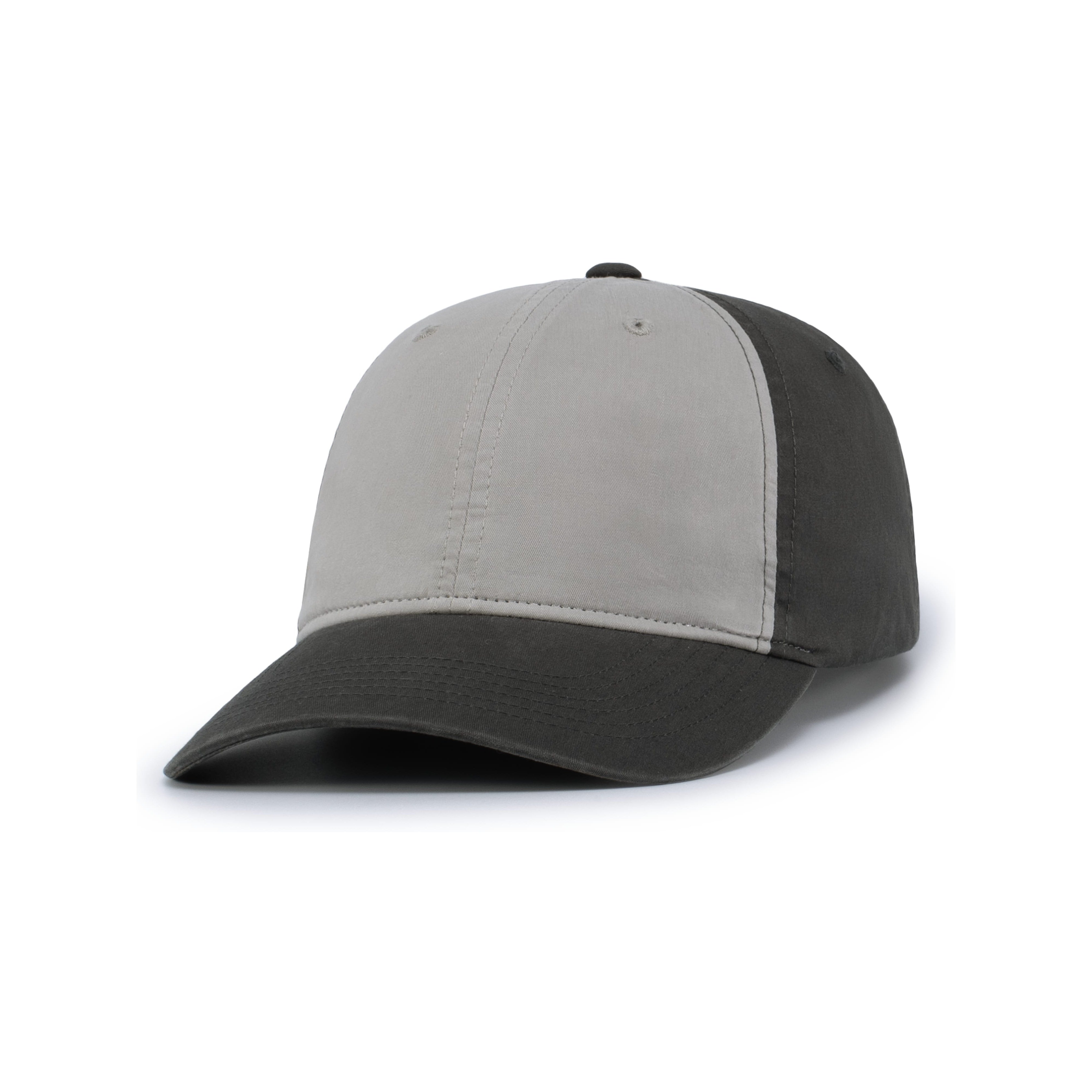 Vintage Buckle Strap Adjustable Cap - OS - SILVER/CHARCOAL/CHARCOAL