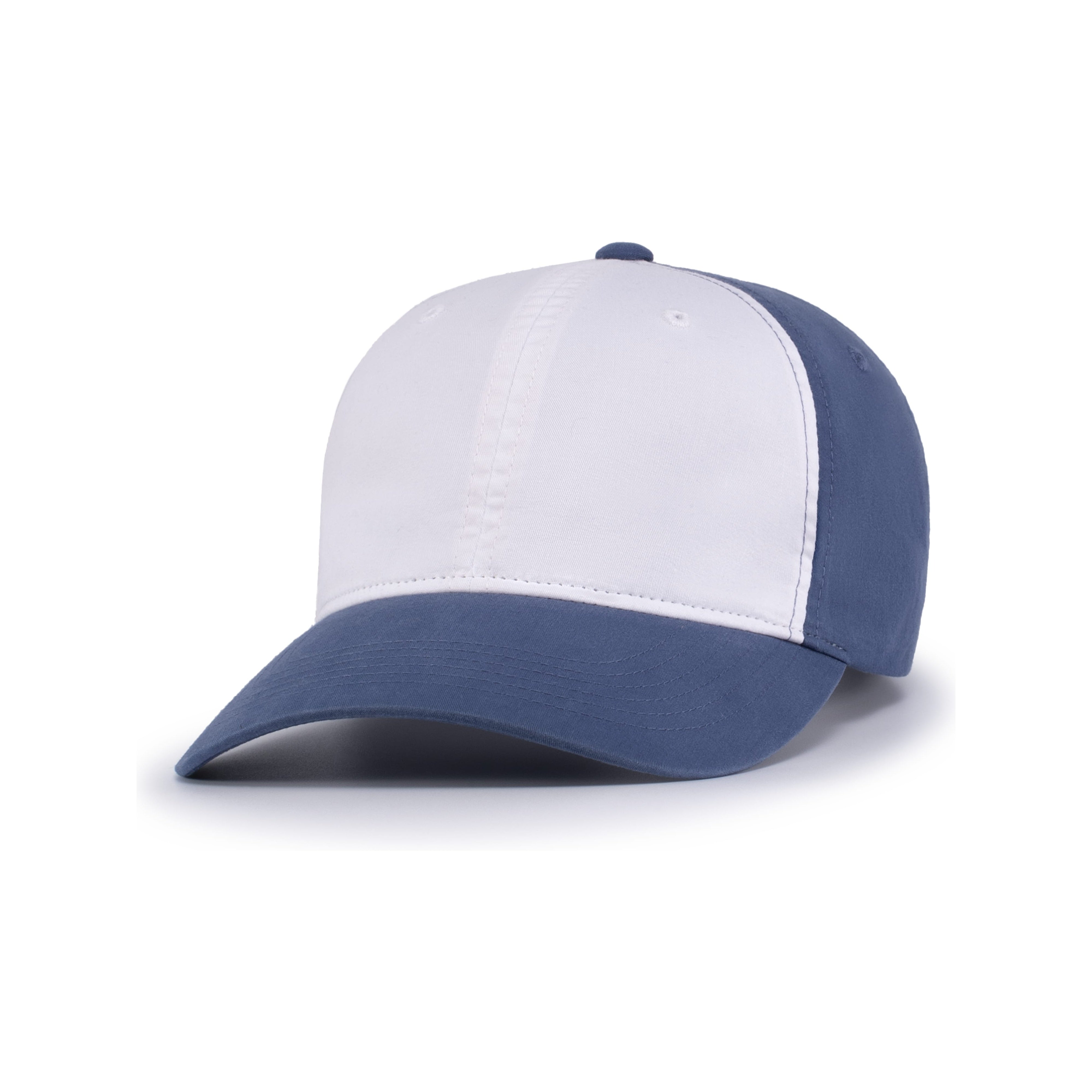 Vintage Buckle Strap Adjustable Cap - OS - WHITE/ROYAL/ROYAL