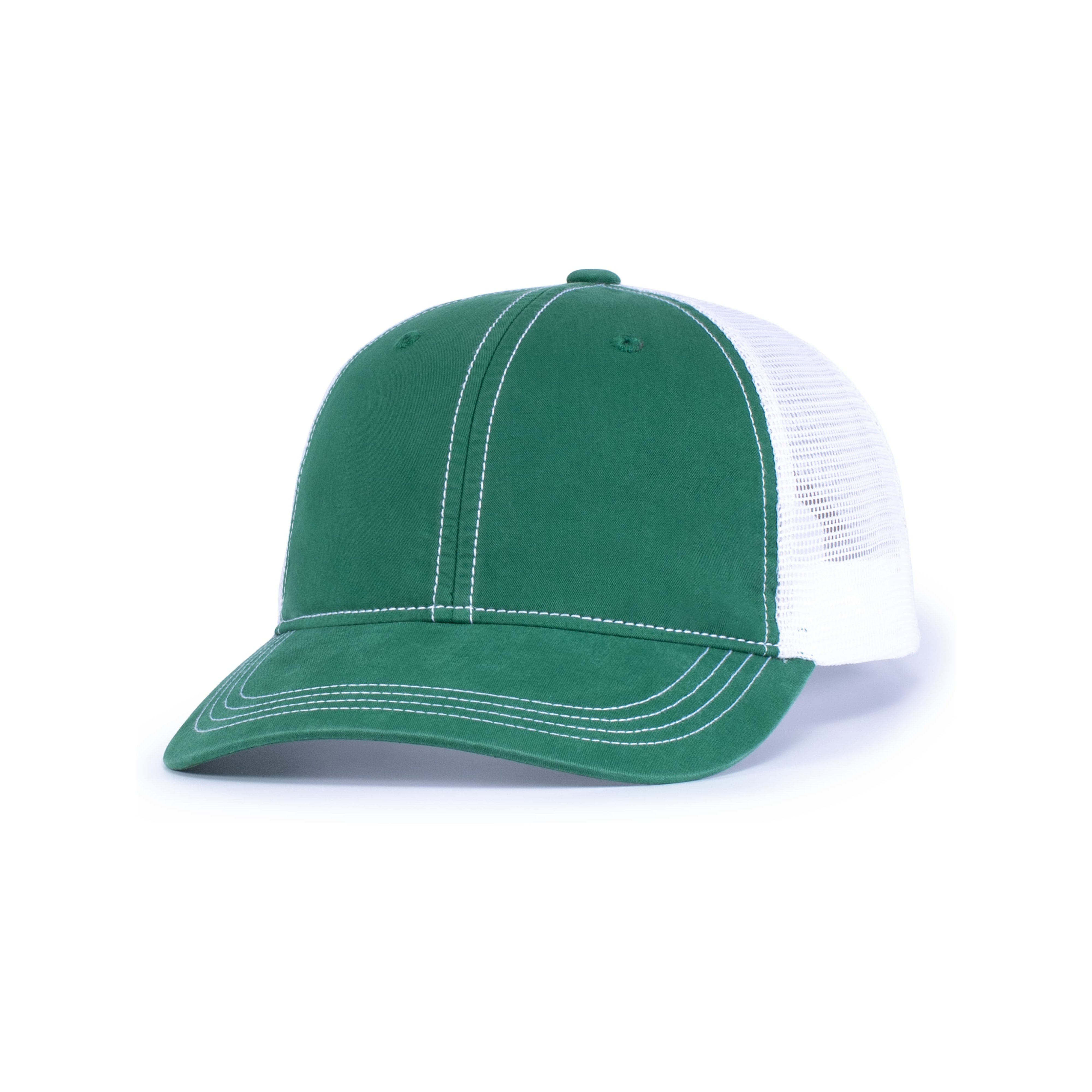 Vintage Trucker Snapback Cap - OS - KELLY/WHITE/KELLY
